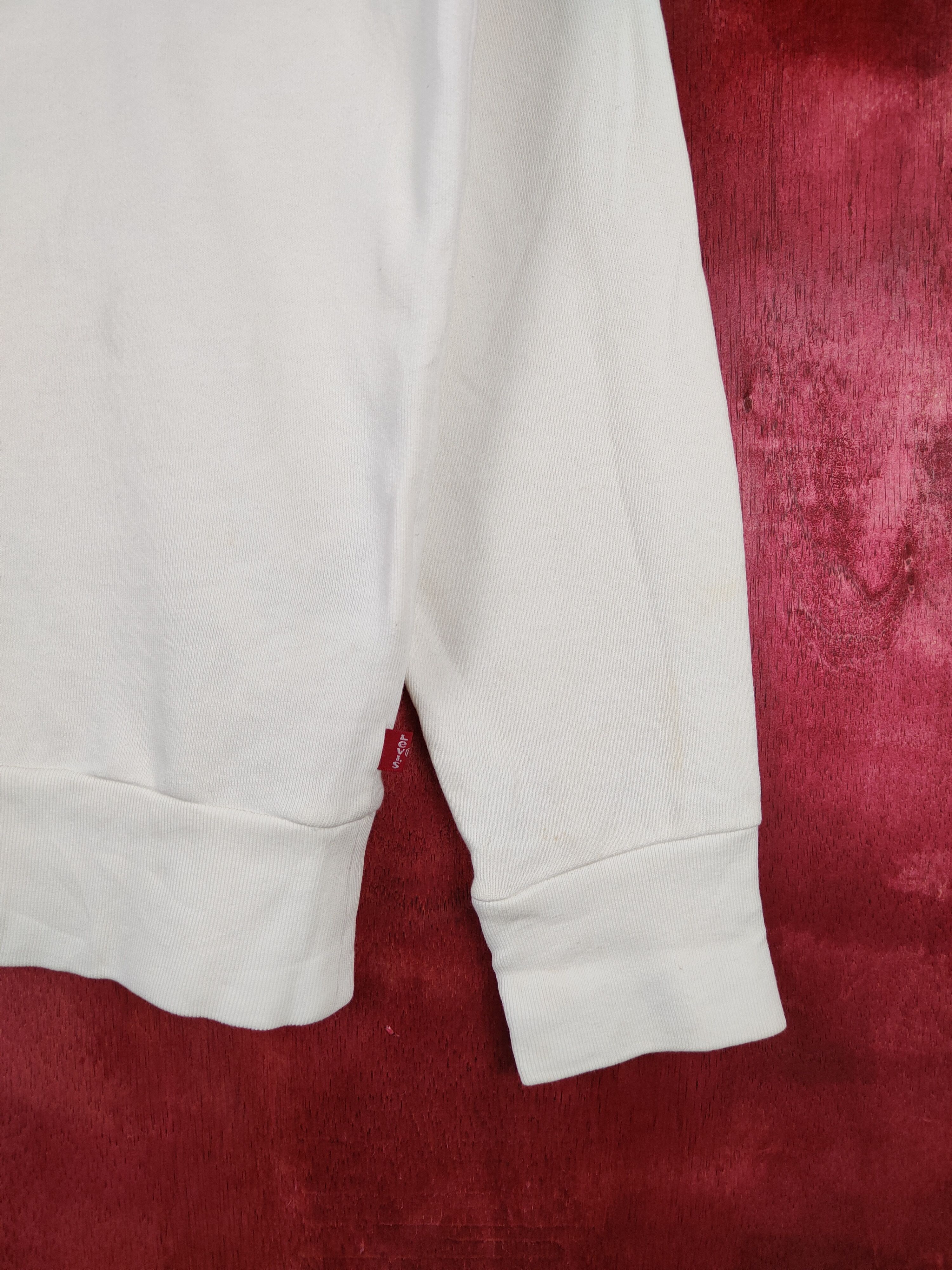 Levi's DL Levi's White vintage sweatshirt #5925 Size US M / EU 48-50 / 2 - 6 Thumbnail