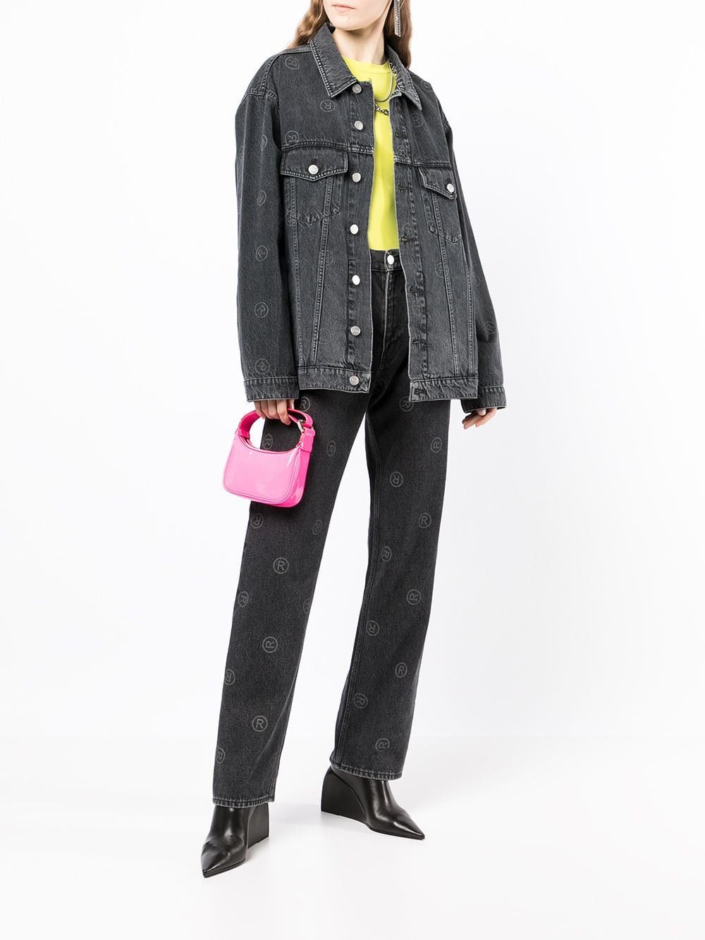 Martine Rose Martine Rose Logo Oversized Denim Jacket Size US M / EU 48-50 / 2 - 16 Thumbnail