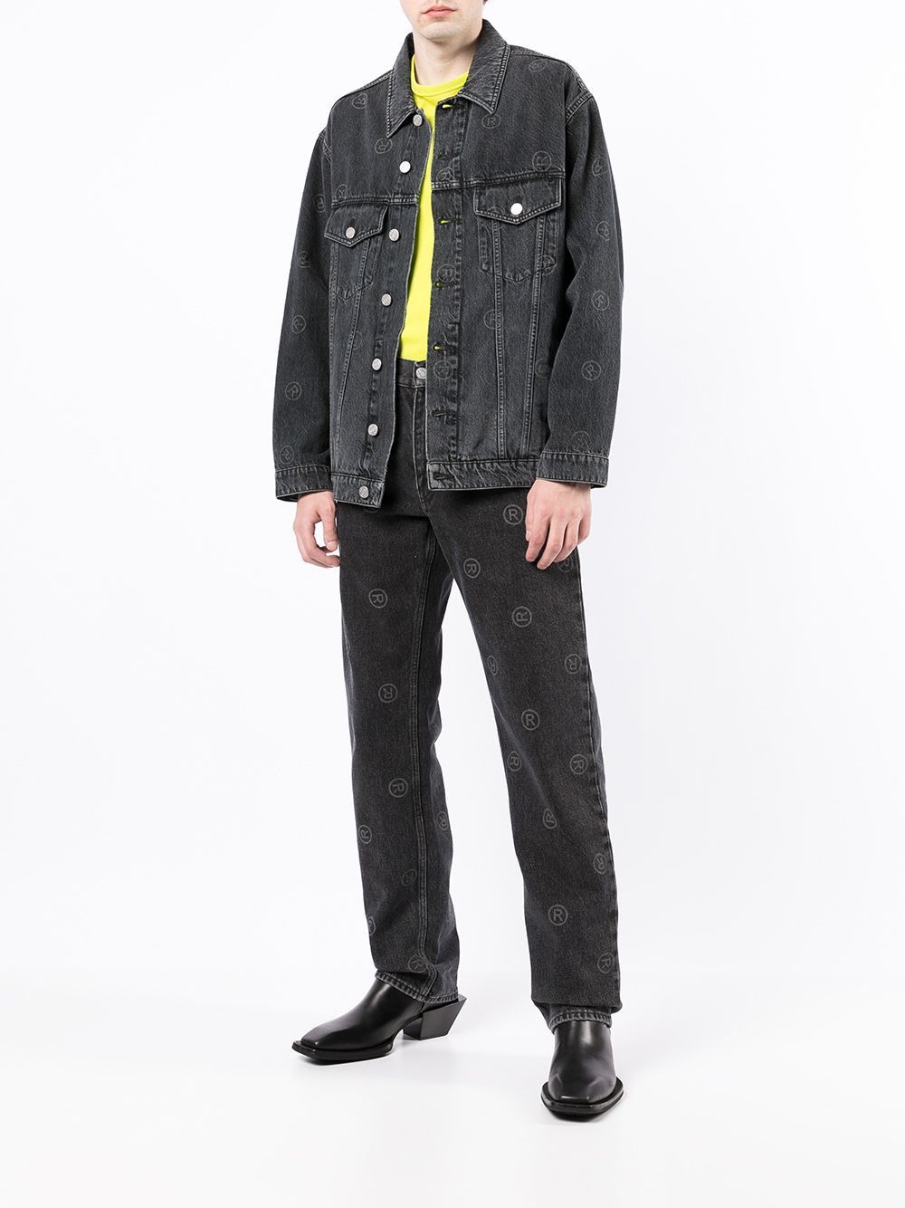 Martine Rose Martine Rose Logo Oversized Denim Jacket Size US M / EU 48-50 / 2 - 15 Thumbnail