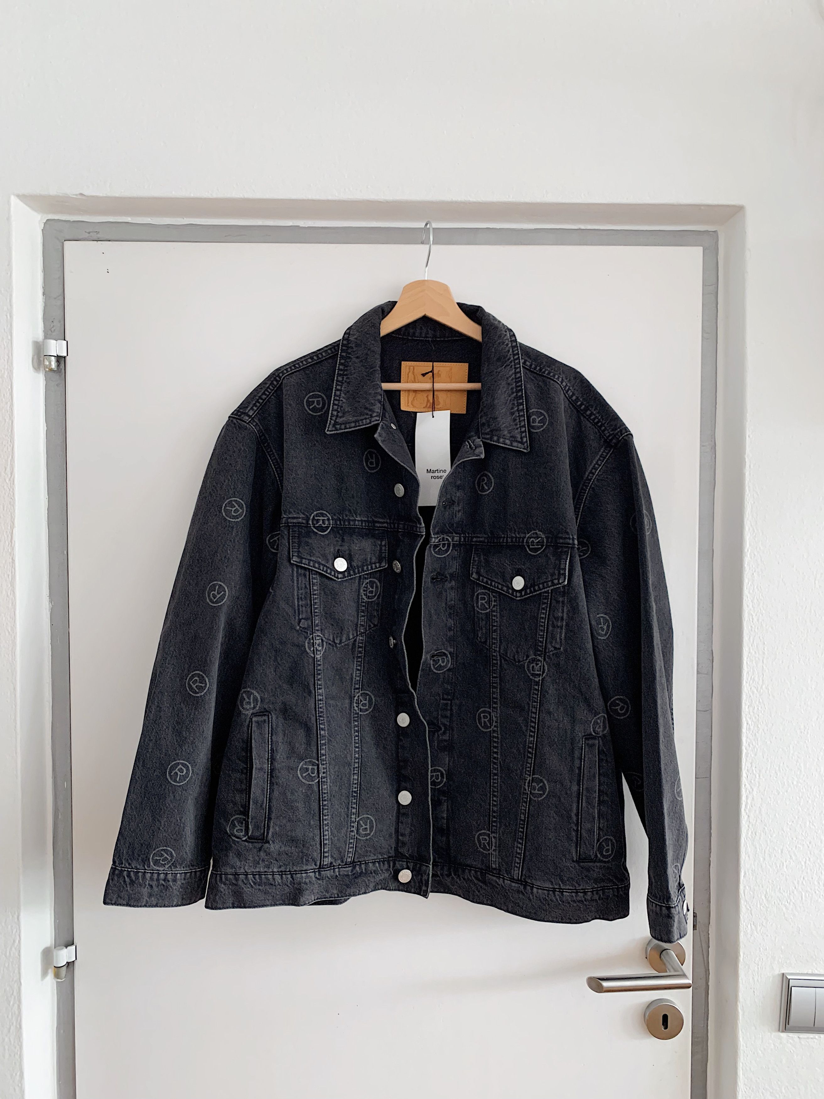 Martine Rose Martine Rose Logo Oversized Denim Jacket Size US M / EU 48-50 / 2 - 1 Thumbnail