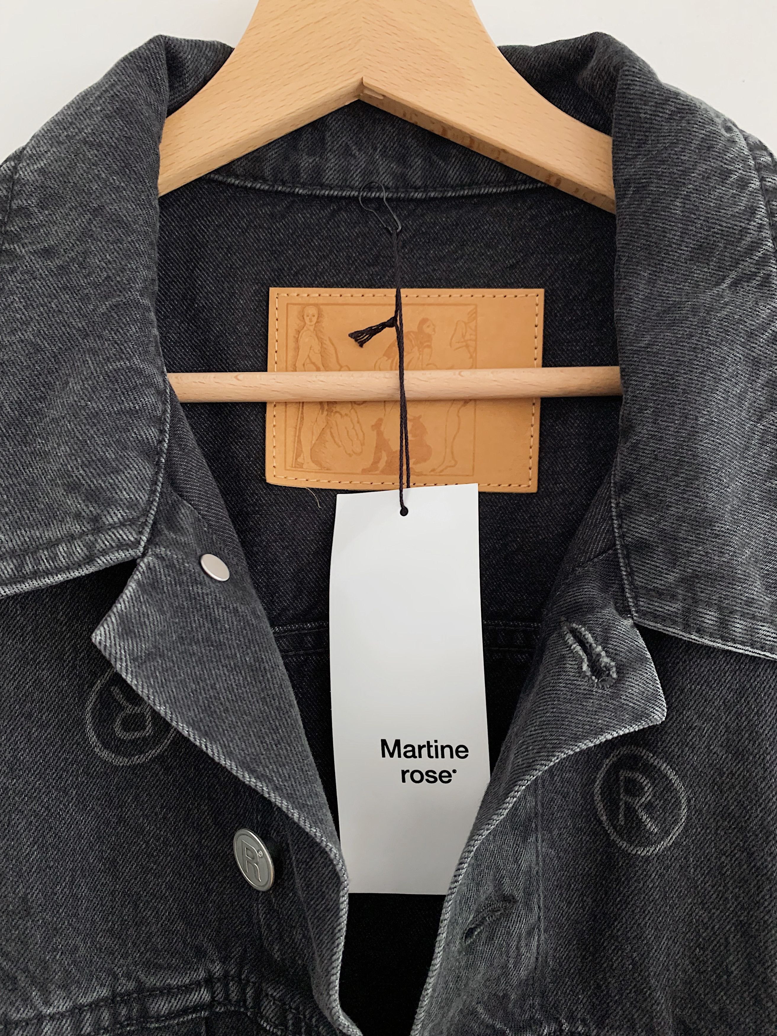 Martine Rose Martine Rose Logo Oversized Denim Jacket Size US M / EU 48-50 / 2 - 6 Thumbnail