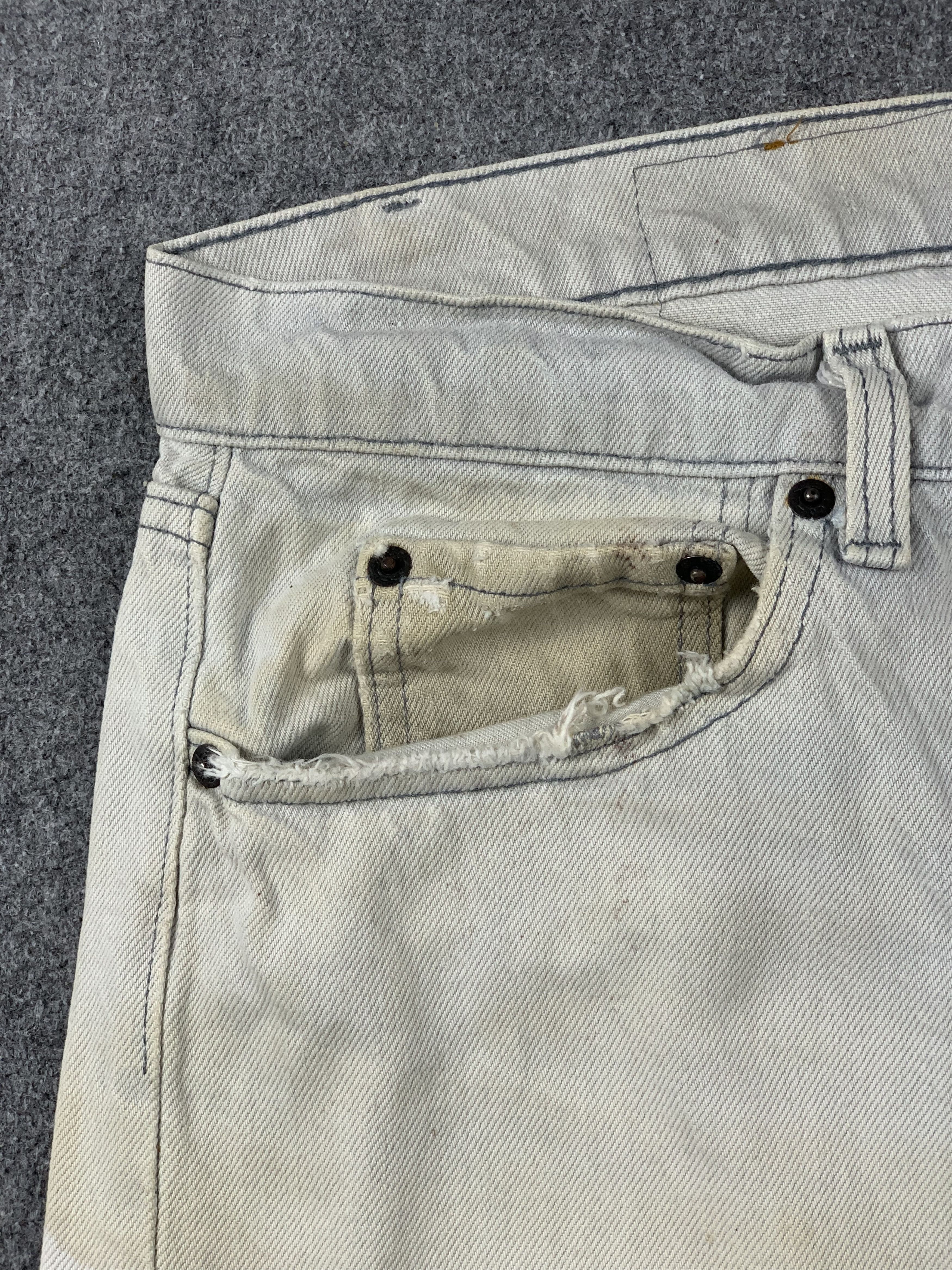 Levi's Vintage 80s Levis 505 Light Wash Jeans DP2115 Size US 36 / EU 52 - 8 Thumbnail