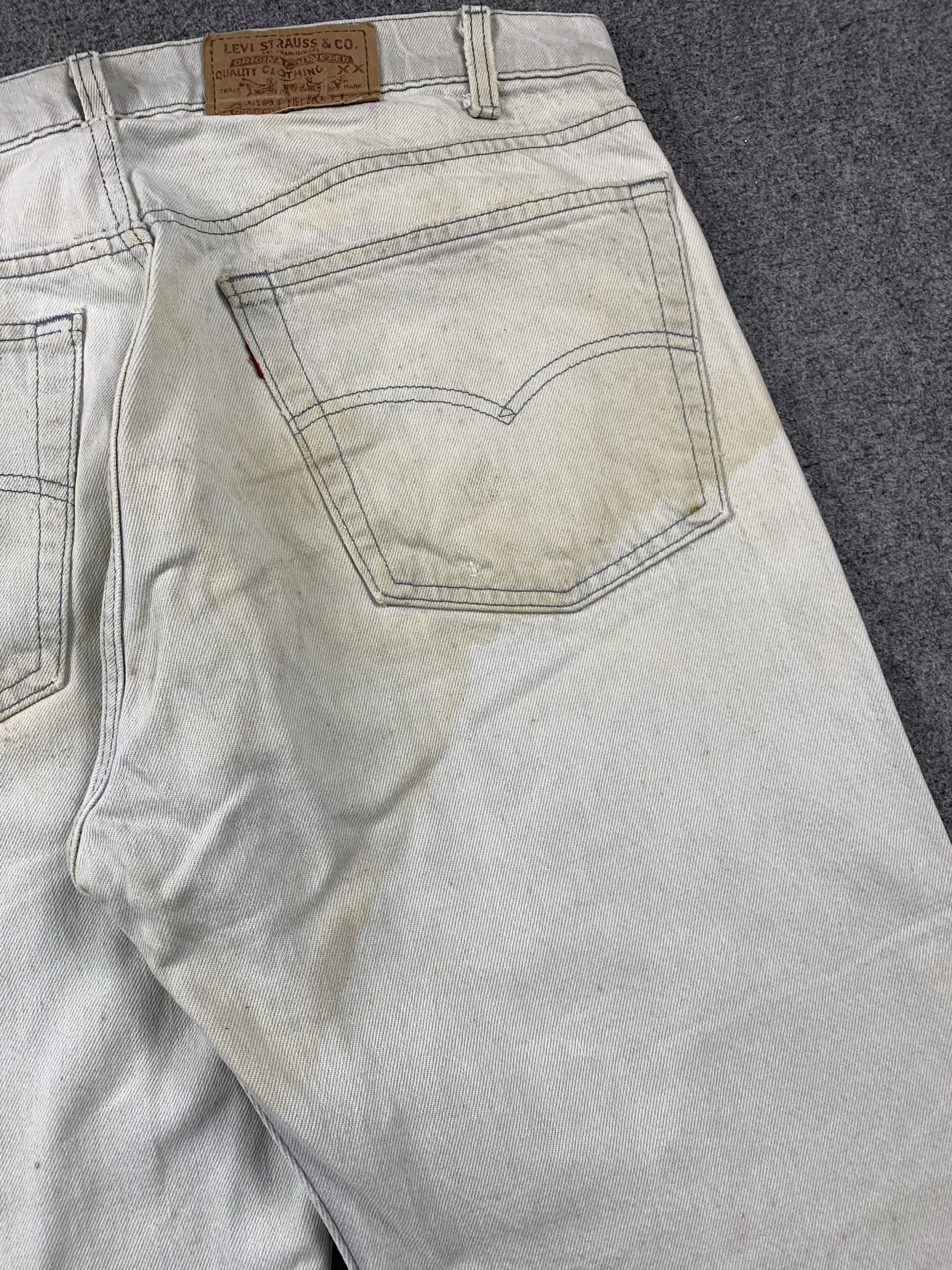 Levi's Vintage 80s Levis 505 Light Wash Jeans DP2115 Size US 36 / EU 52 - 16 Thumbnail