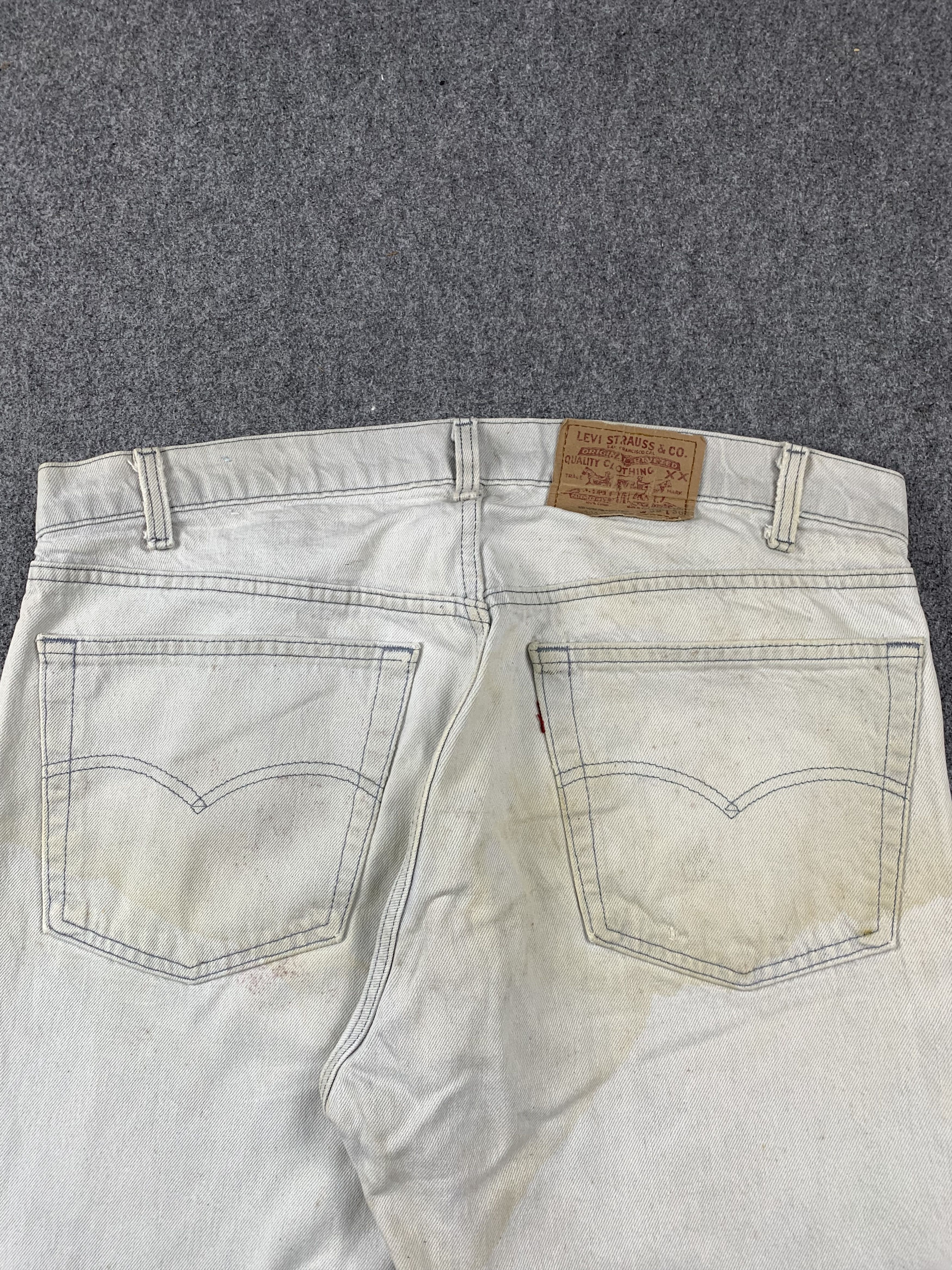 Levi's Vintage 80s Levis 505 Light Wash Jeans DP2115 Size US 36 / EU 52 - 4 Thumbnail