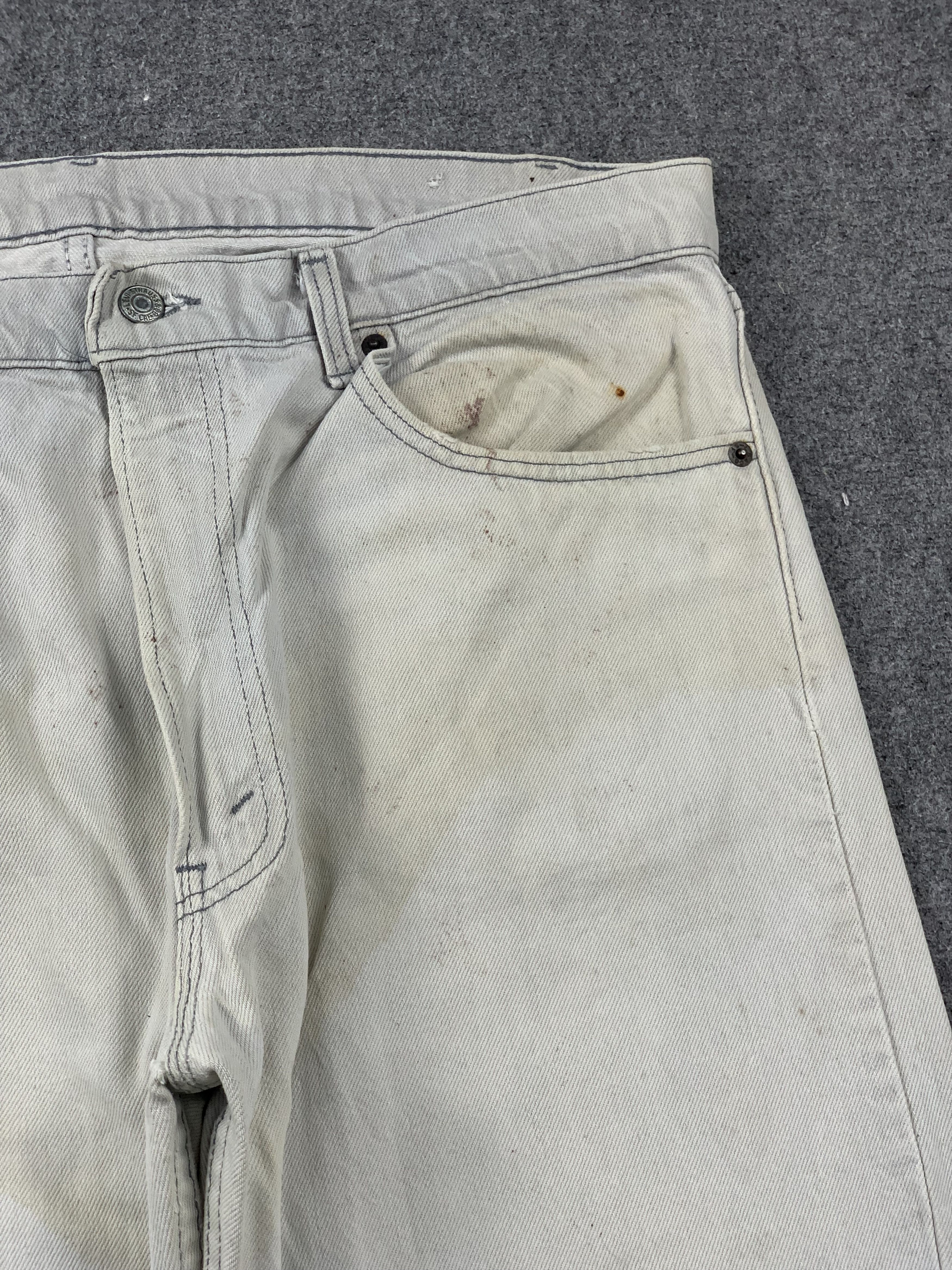 Levi's Vintage 80s Levis 505 Light Wash Jeans DP2115 Size US 36 / EU 52 - 10 Thumbnail