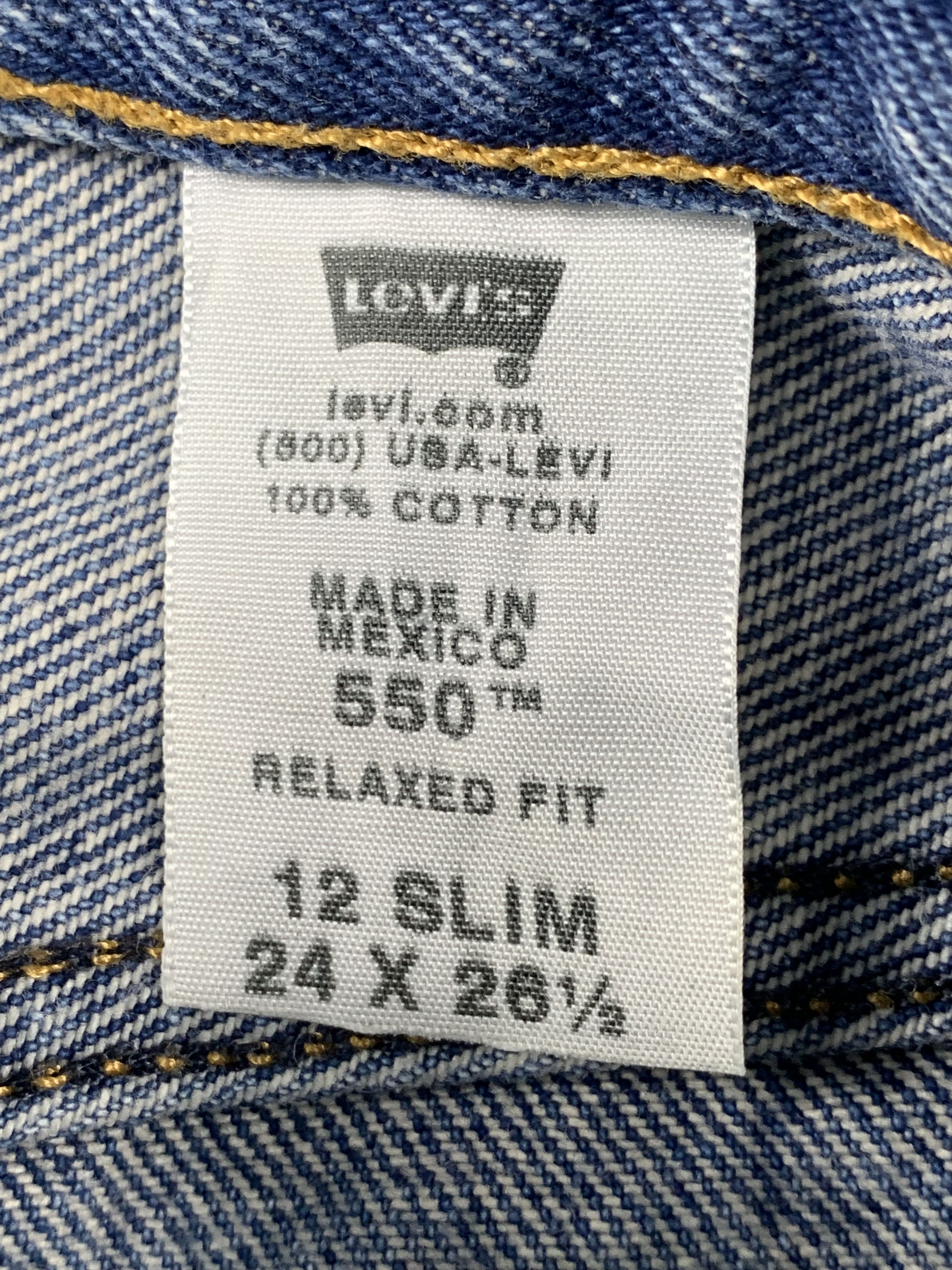 Levi's Vintage Levis 550 Faded Blue Jeans DP2116 Size US 26 / EU 42 - 6 Thumbnail