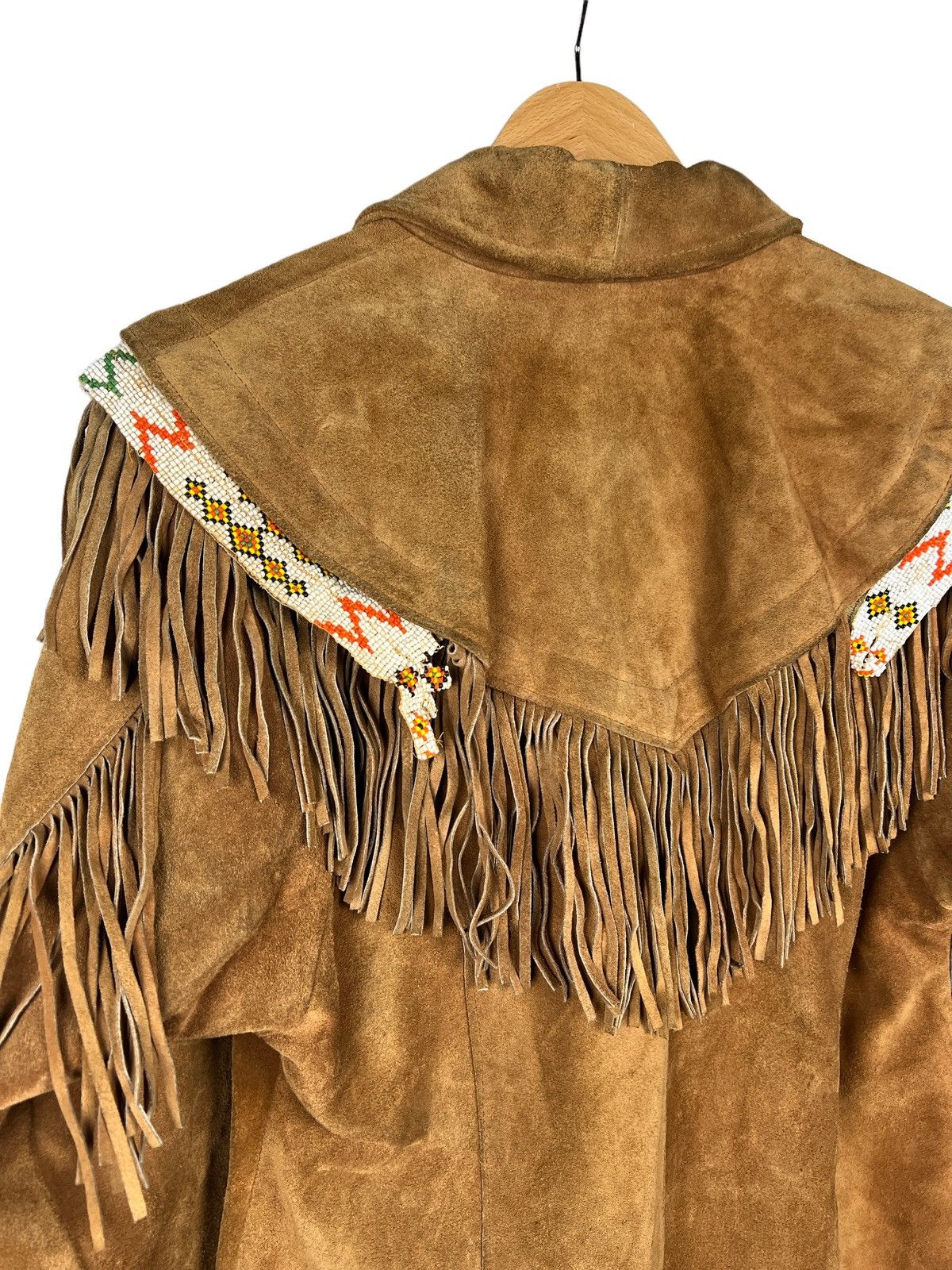 Vintage Vintage Pioneer Wear 🇺🇸 Native Cowboy Leather Jacket Size S / US 4 / IT 40 - 8 Thumbnail