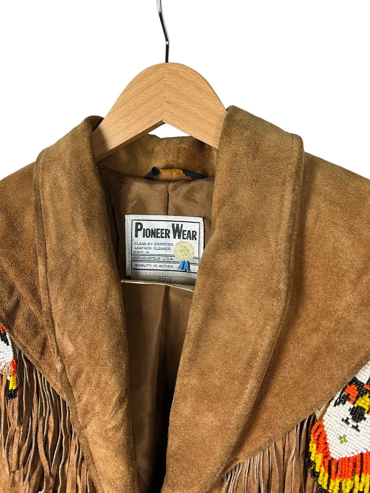 Vintage Vintage Pioneer Wear 🇺🇸 Native Cowboy Leather Jacket Size S / US 4 / IT 40 - 6 Thumbnail