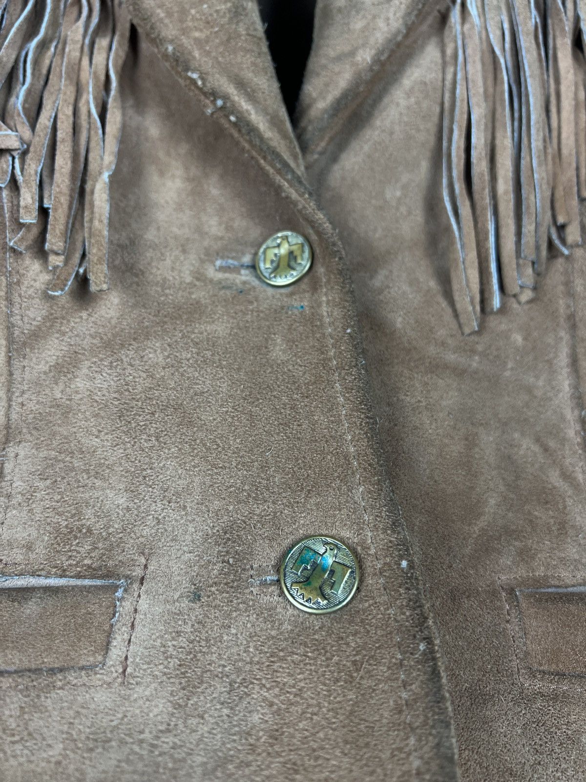 Vintage Vintage Pioneer Wear 🇺🇸 Native Cowboy Leather Jacket Size S / US 4 / IT 40 - 14 Thumbnail