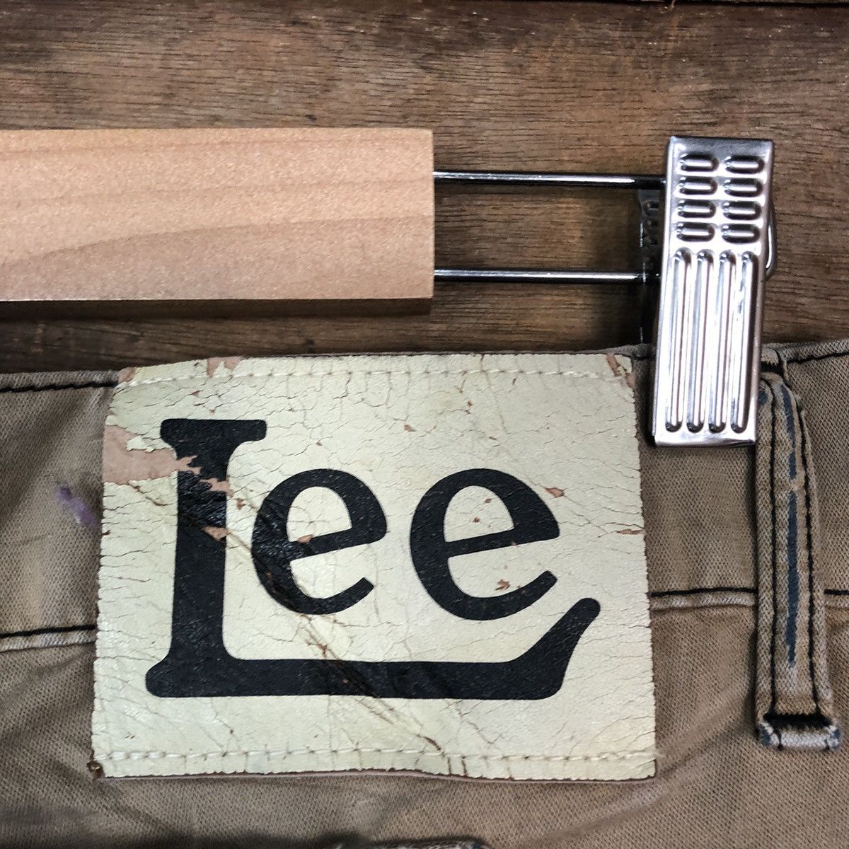Japanese Brand Lee Rider Brown Bush Pants Double Knee Pants #A038 Size US 28 / EU 44 - 13 Thumbnail