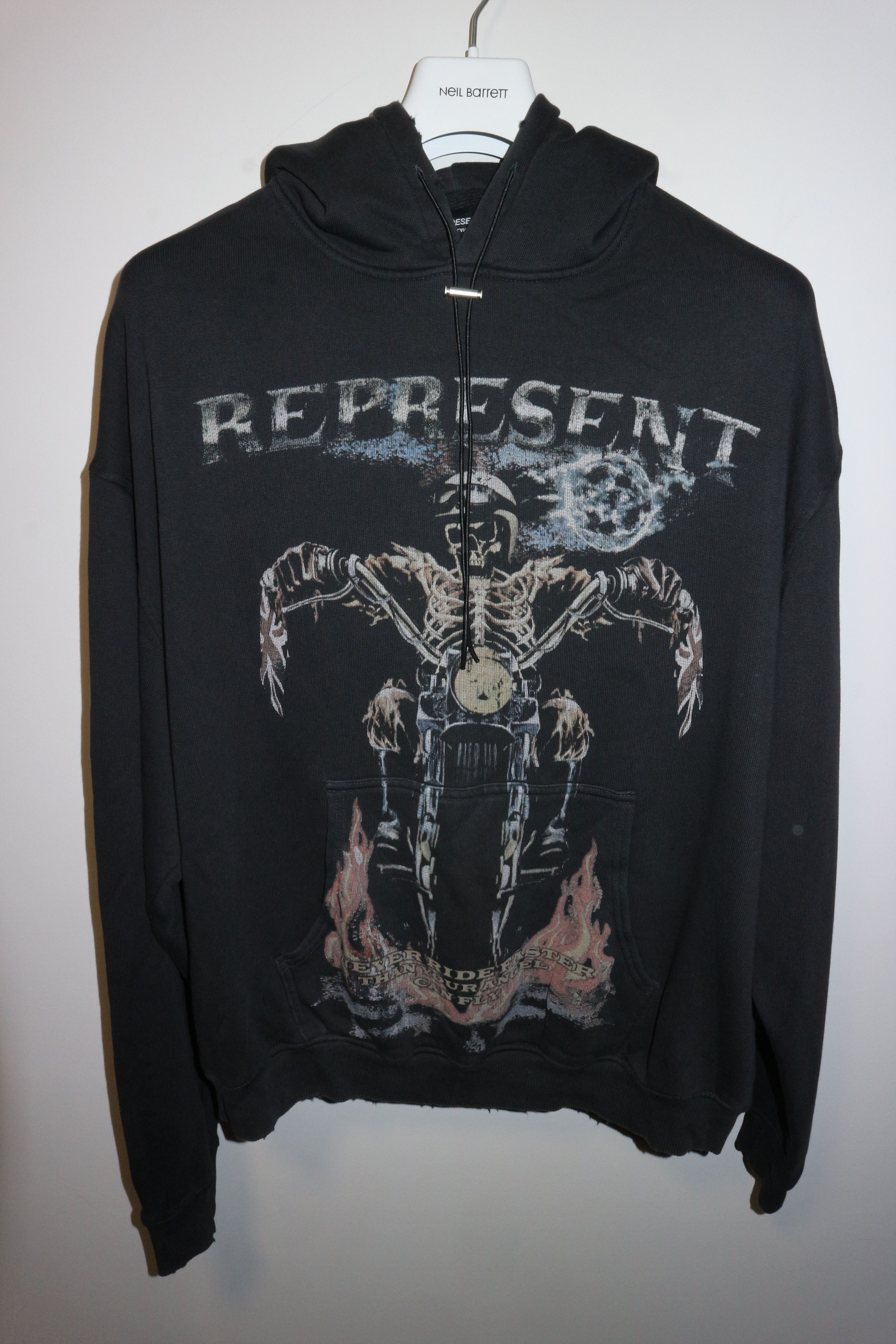 Represent Clo. Motorcycle print hoodie Size US L / EU 52-54 / 3 - 1 Thumbnail