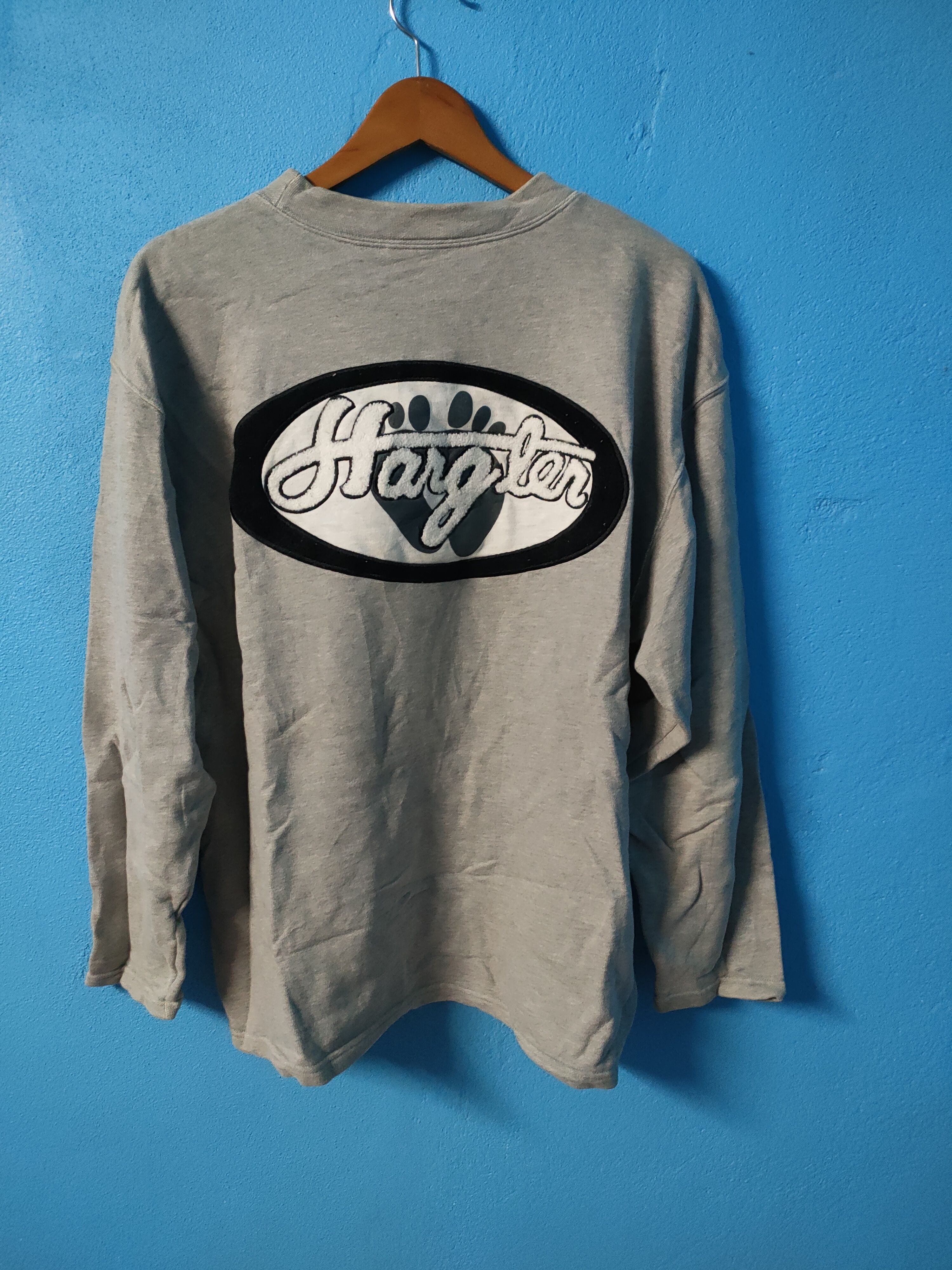 authentic hang ten sweatshirt big logo