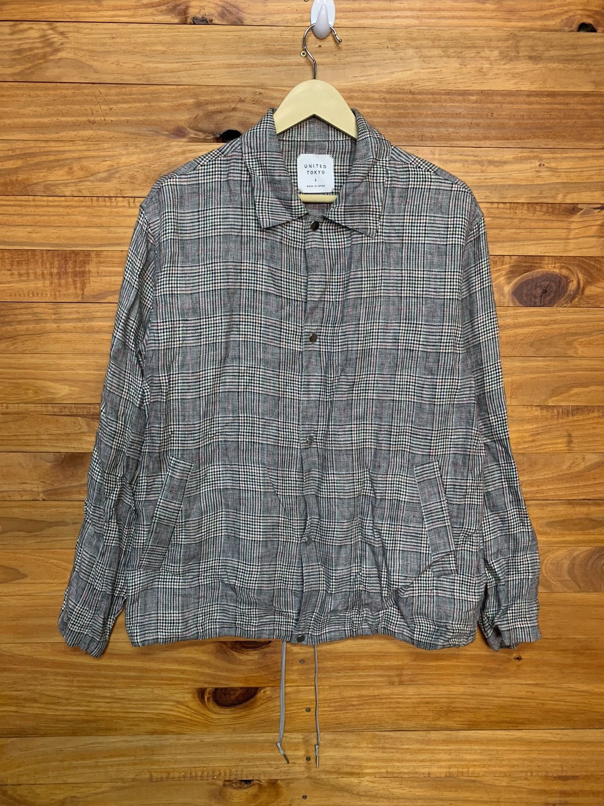 Other United Tokyo Checker Linen Jacket Size US M / EU 48-50 / 2 - 1 Thumbnail