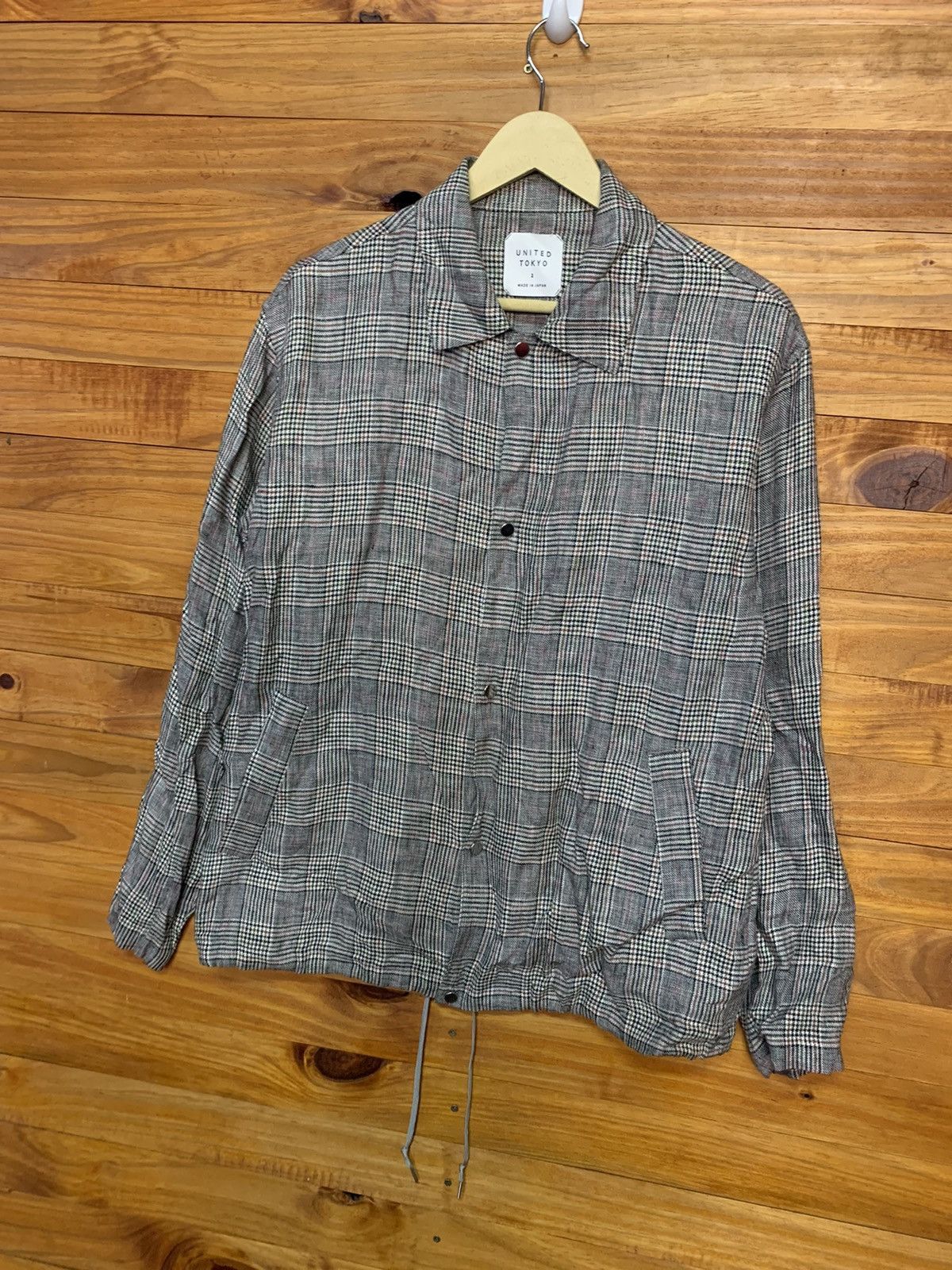 Other United Tokyo Checker Linen Jacket Size US M / EU 48-50 / 2 - 2 Thumbnail