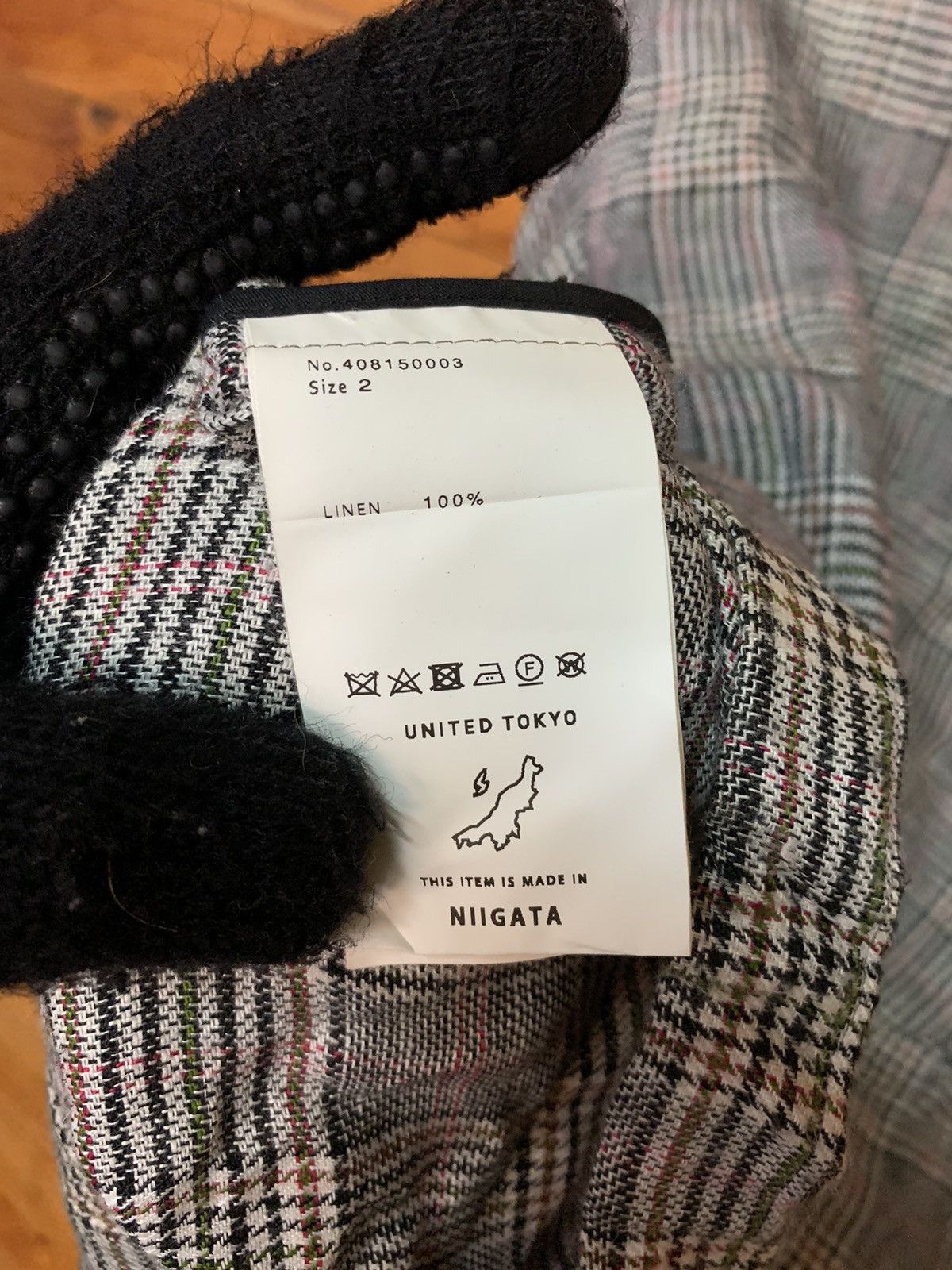 Other United Tokyo Checker Linen Jacket Size US M / EU 48-50 / 2 - 6 Thumbnail