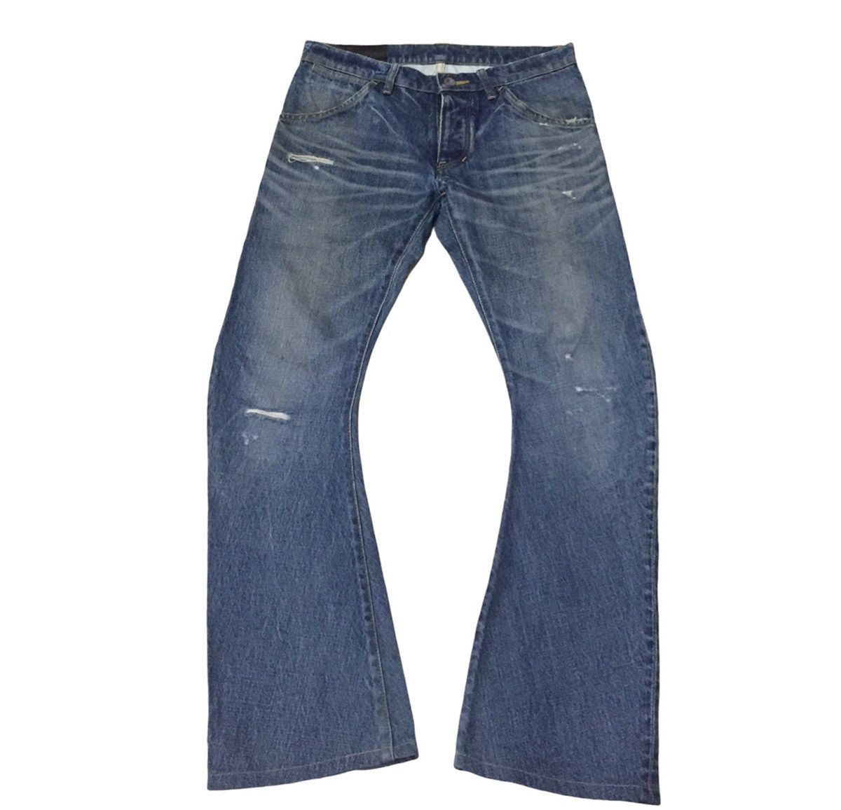 Attachment Flare Distressed Attachment japan Jean pant Size US 30 / EU 46 - 1 Thumbnail