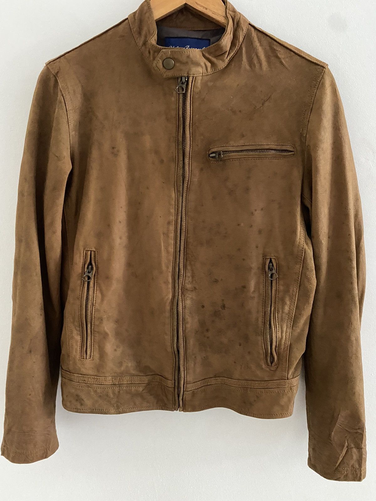 URBAN RESEARCH DOORS Urban Research biker suede Jacket zipper nice designer Size US M / EU 48-50 / 2 - 6 Thumbnail
