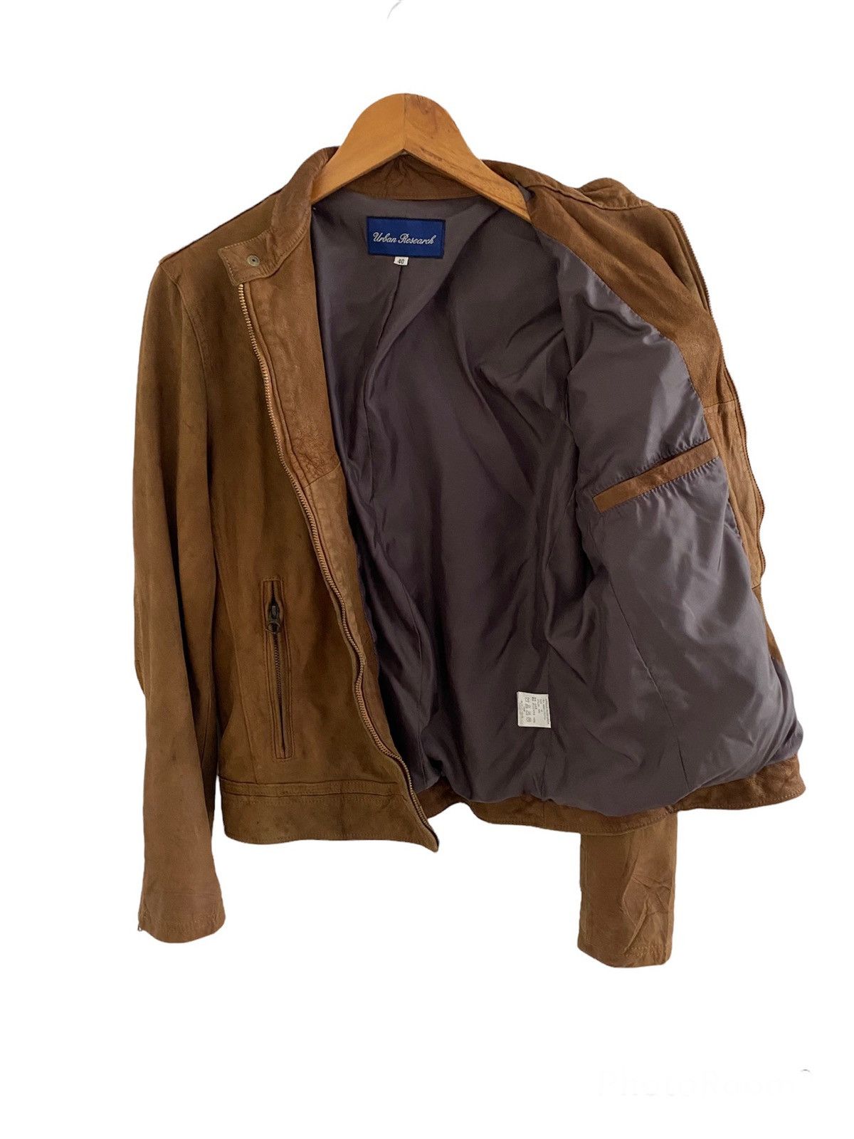 URBAN RESEARCH DOORS Urban Research biker suede Jacket zipper nice designer Size US M / EU 48-50 / 2 - 3 Thumbnail