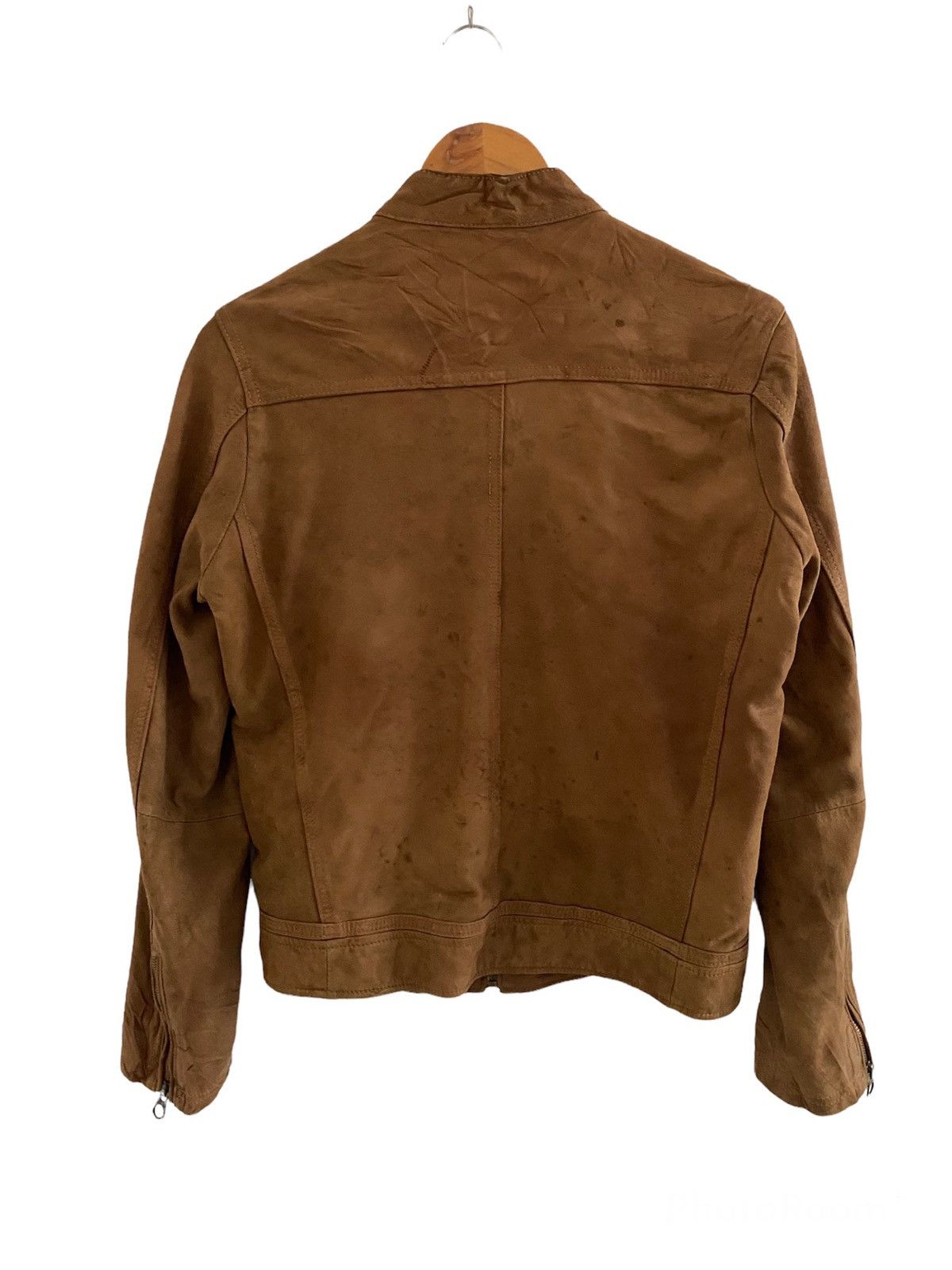 URBAN RESEARCH DOORS Urban Research biker suede Jacket zipper nice designer Size US M / EU 48-50 / 2 - 4 Thumbnail