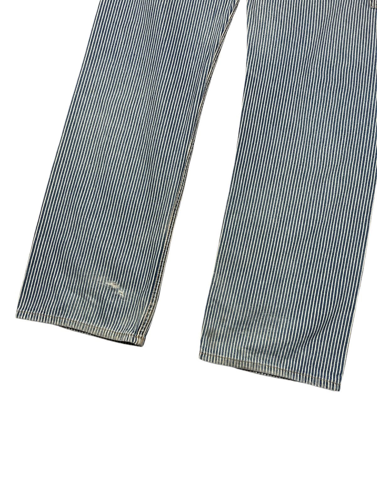 Hysteric Glamour Vintage HG Distressed Hickory Stripe Worker Pants Size US 32 / EU 48 - 7 Thumbnail