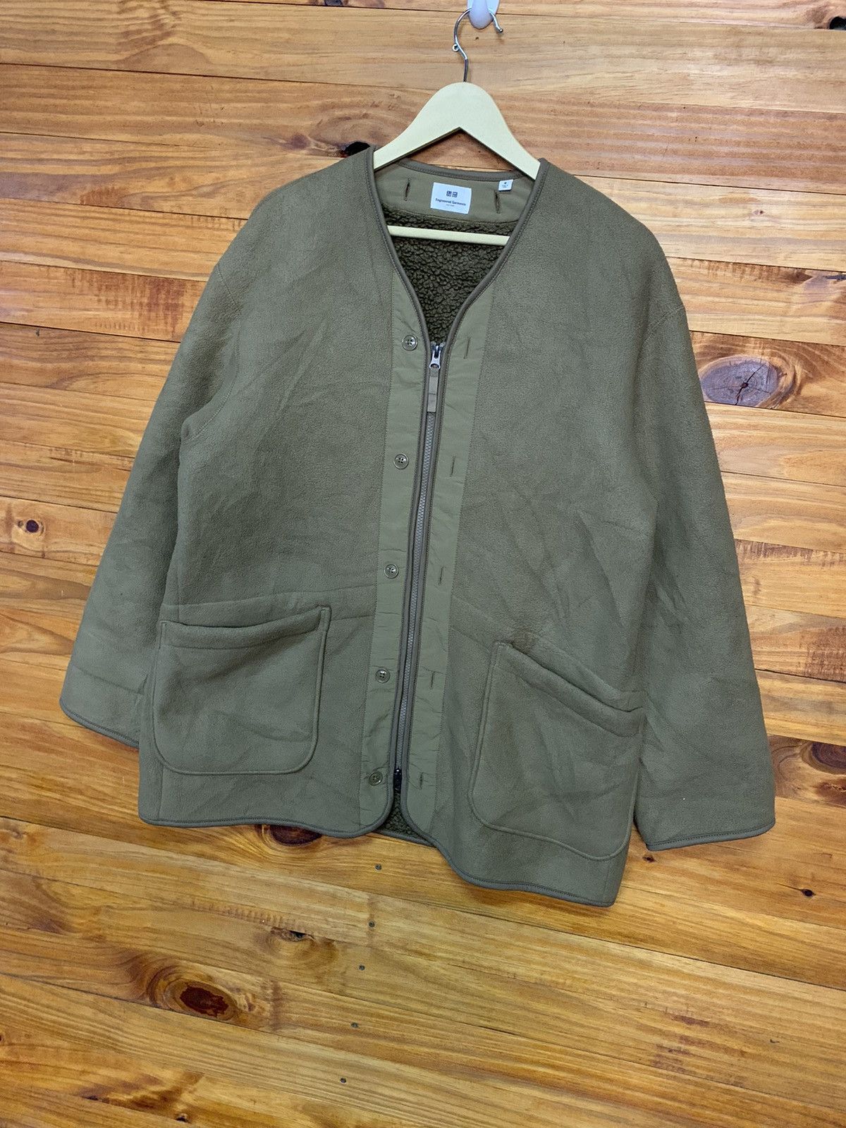 Engineered Garments × Uniqlo Fleece Sherpa Winter Coat Size M / US 6-8 / IT 42-44 - 2 Thumbnail