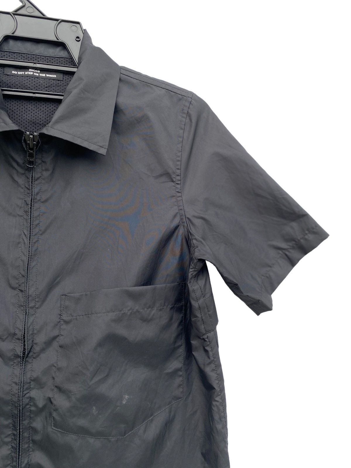 Issey Miyake × Zucca ZUCCA under label Issey Miyake short sleeve zipper jacket Size US M / EU 48-50 / 2 - 3 Thumbnail