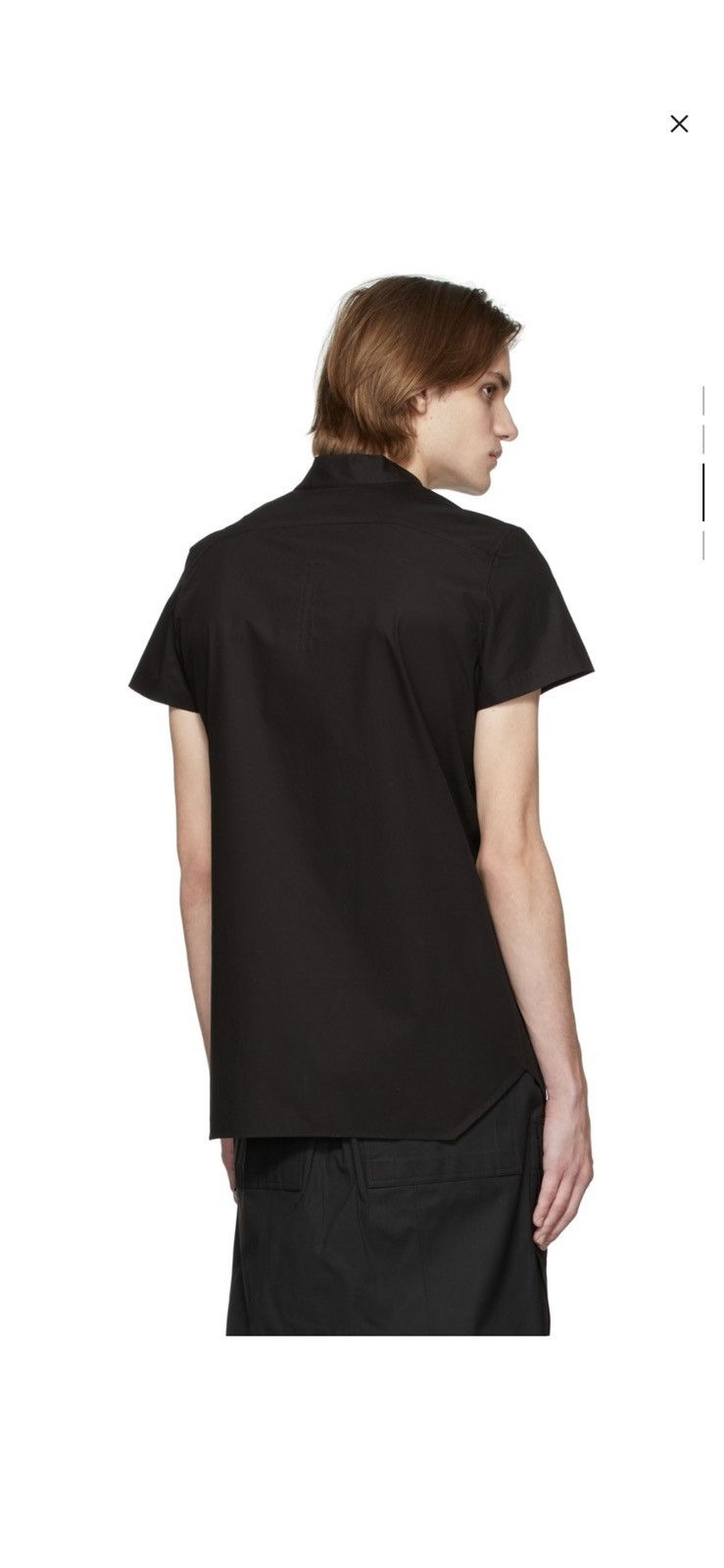Rick Owens Rick Owens Black short sleeve button up golf vacation shirt Size US M / EU 48-50 / 2 - 3 Thumbnail