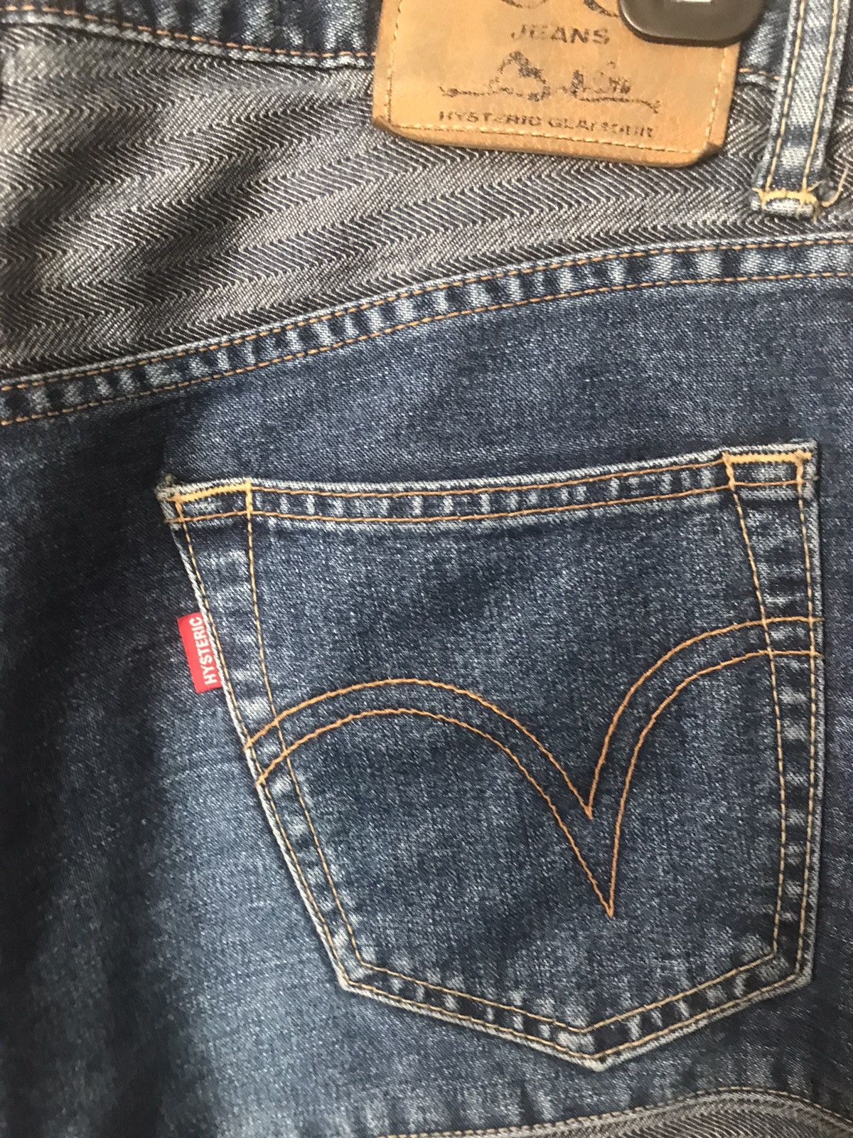 Hysteric Glamour × Japanese Brand × Vintage MESSAGE BEFORE BUYING !!!‼️90’s Stacked Hagi Denim Size US 29 - 7 Thumbnail