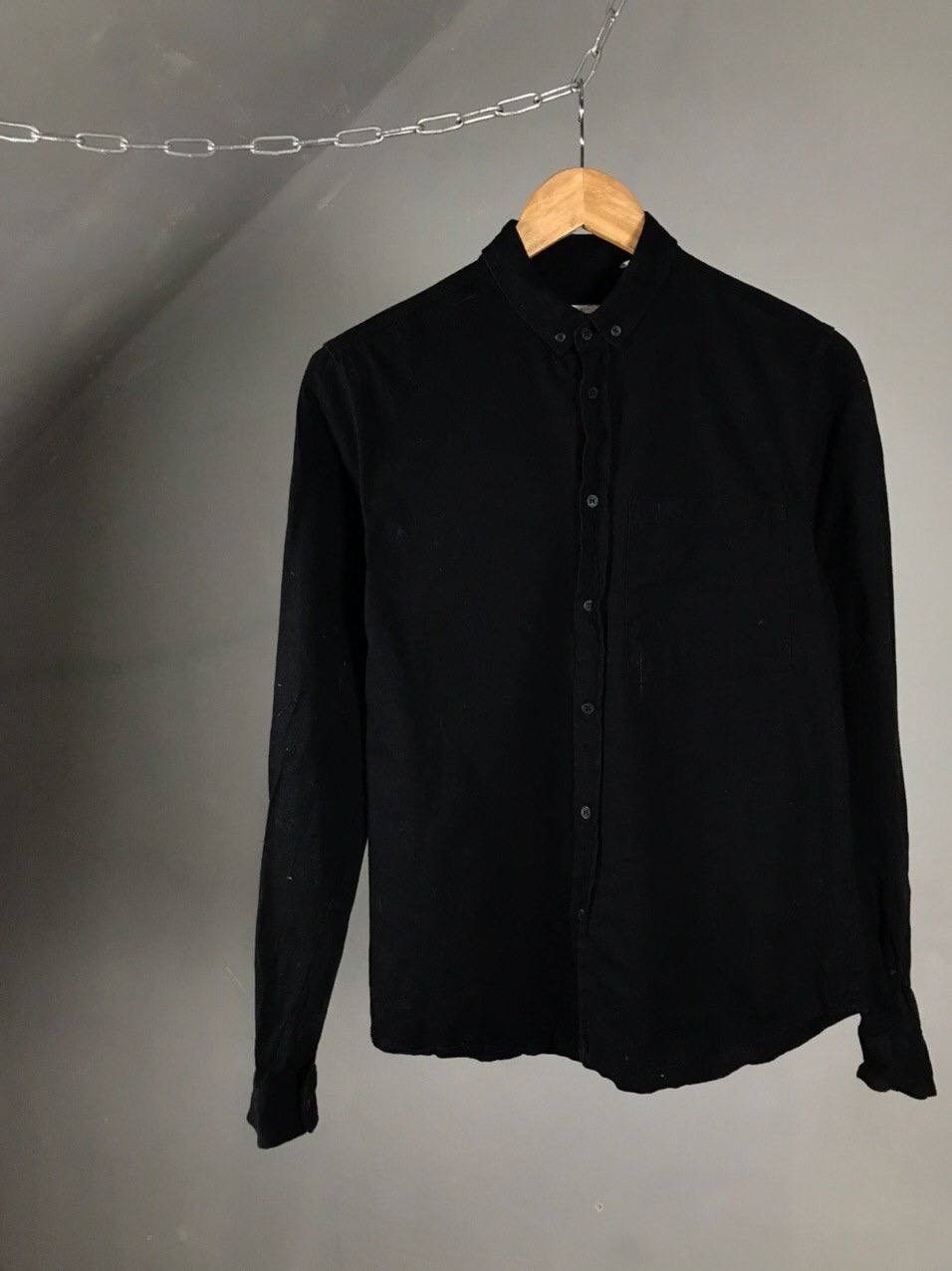 Vintage IKKS ikks black shirt Size US M / EU 48-50 / 2 - 1 Thumbnail