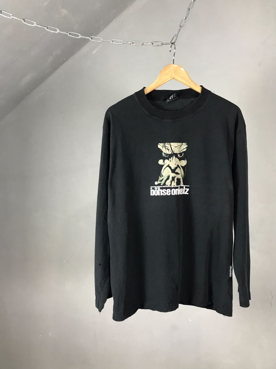 Other × Vintage Bohse Onkelz big logo vintage longsleeve Size US L / EU 52-54 / 3 - 1 Thumbnail