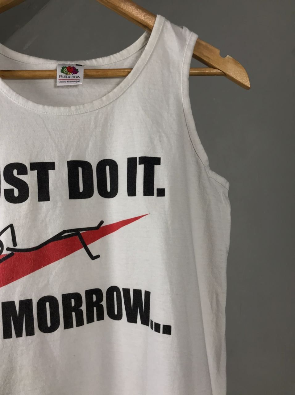 Vintage Just Do It tomorrow streetwear vintage tee Size US M / EU 48-50 / 2 - 2 Thumbnail