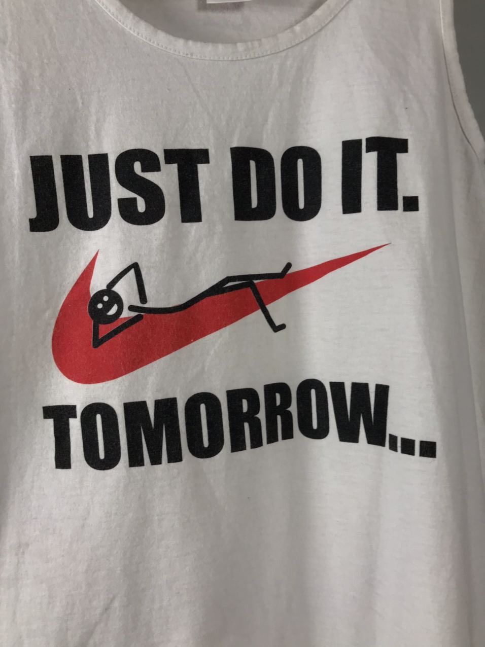 Vintage Just Do It tomorrow streetwear vintage tee Size US M / EU 48-50 / 2 - 3 Thumbnail