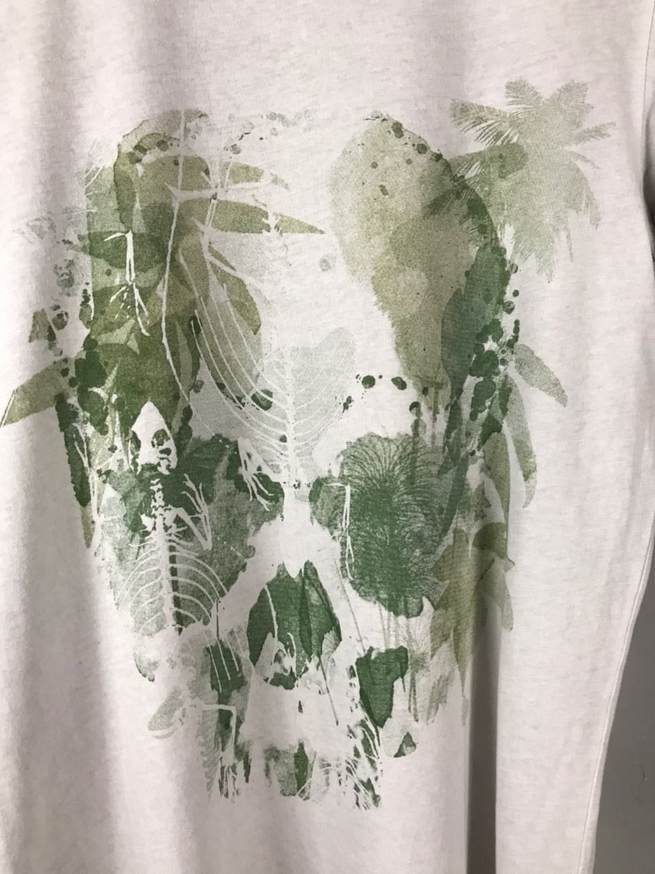 IKKS Ikks streetwear skull skeleton gray tee Size US S / EU 44-46 / 1 - 3 Thumbnail