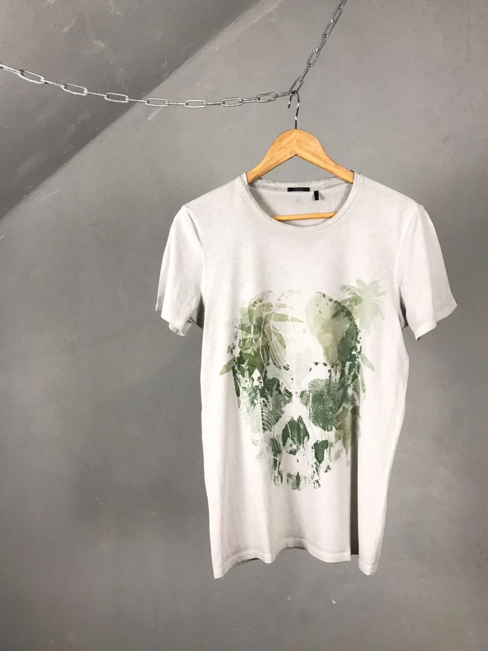 IKKS Ikks streetwear skull skeleton gray tee Size US S / EU 44-46 / 1 - 1 Thumbnail