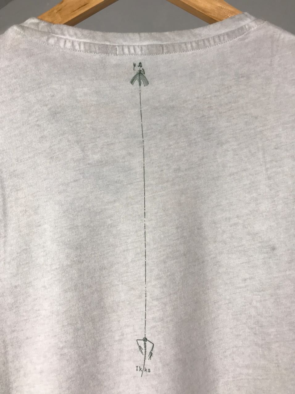 IKKS Ikks streetwear skull skeleton gray tee Size US S / EU 44-46 / 1 - 7 Thumbnail
