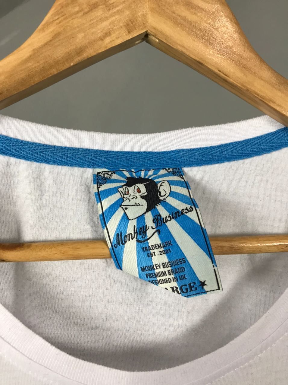 Other Monkey Business white band tee Size US XL / EU 56 / 4 - 4 Thumbnail