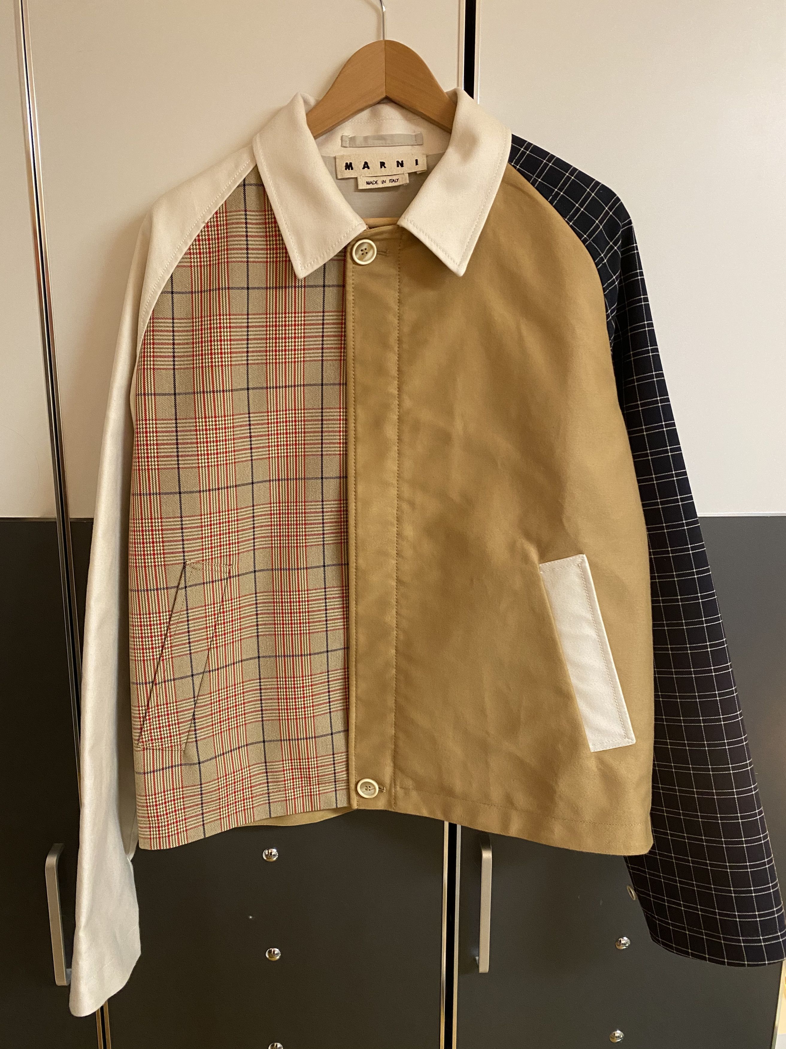 Marni Marni | Jacket Beige / Mixed Colors Size US M / EU 48-50 / 2 - 1 Thumbnail