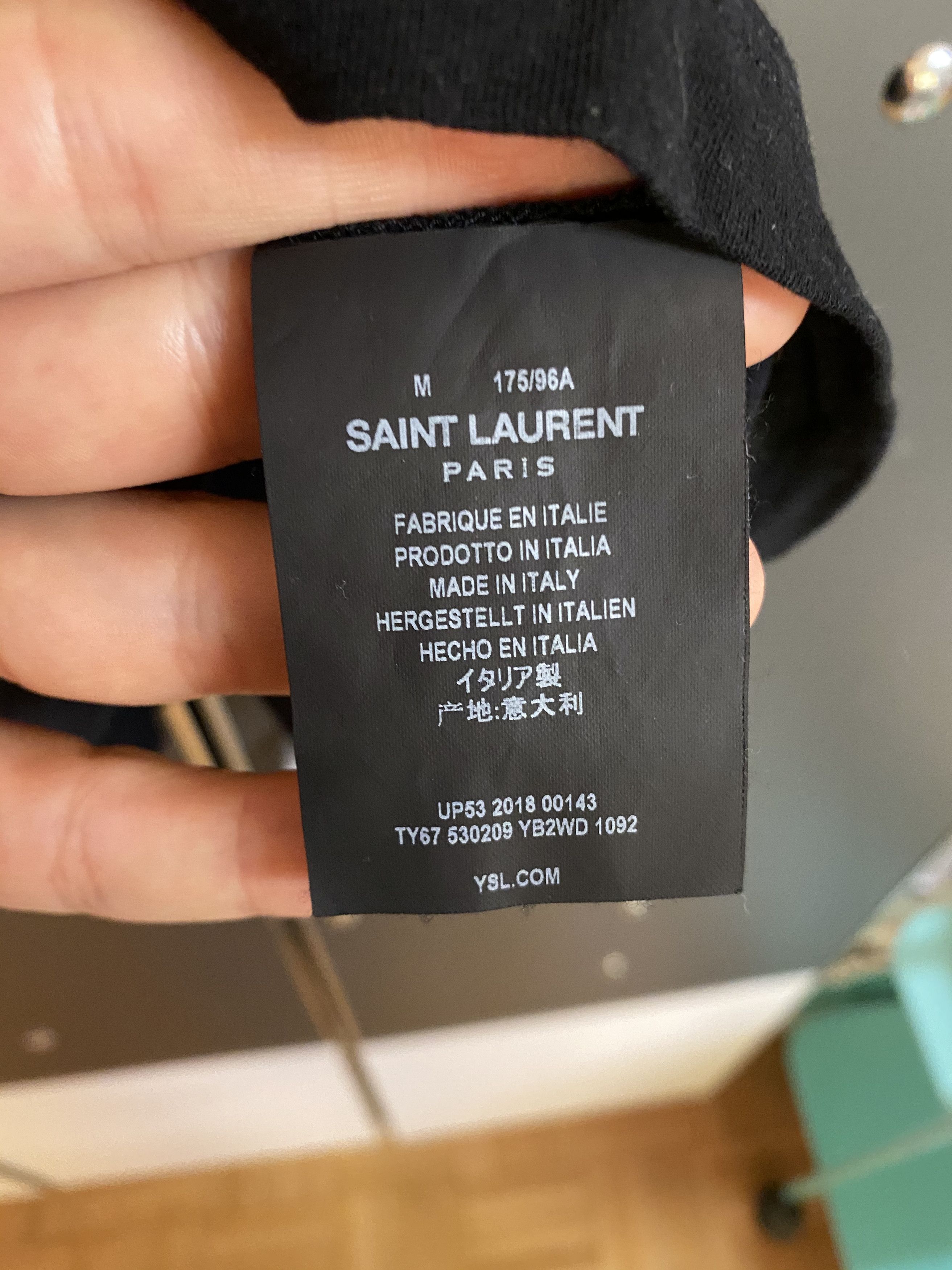 Saint Laurent Paris Saint Laurent Snake Heart T-Shirt Size US M / EU 48-50 / 2 - 3 Thumbnail