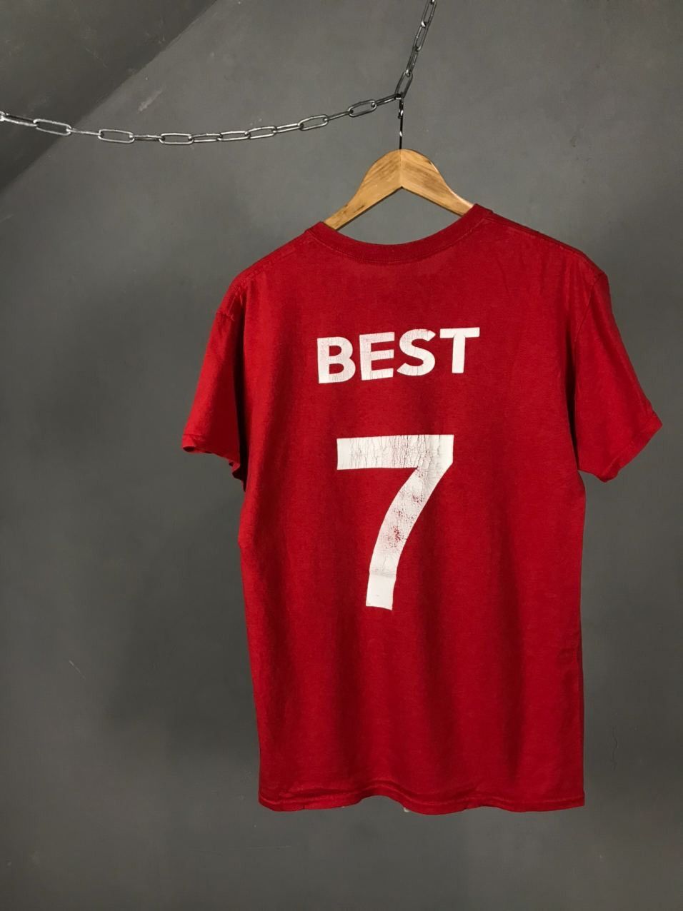 Other × Vintage George Best casual football streetwear red tee Size US M / EU 48-50 / 2 - 6 Thumbnail