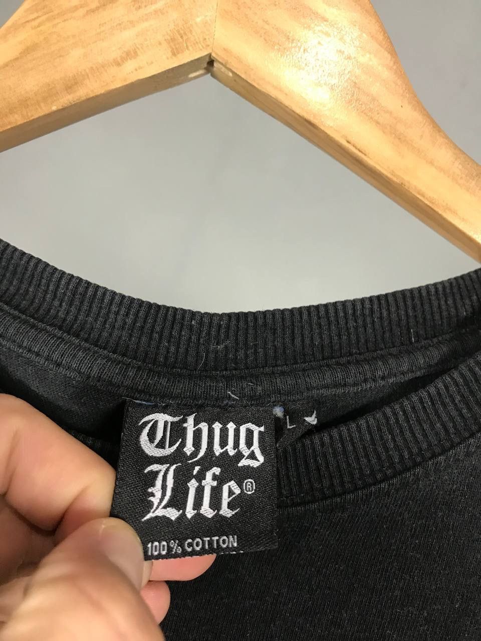 Vintage Thug Life vintage USA streetwear tee Size US L / EU 52-54 / 3 - 5 Thumbnail