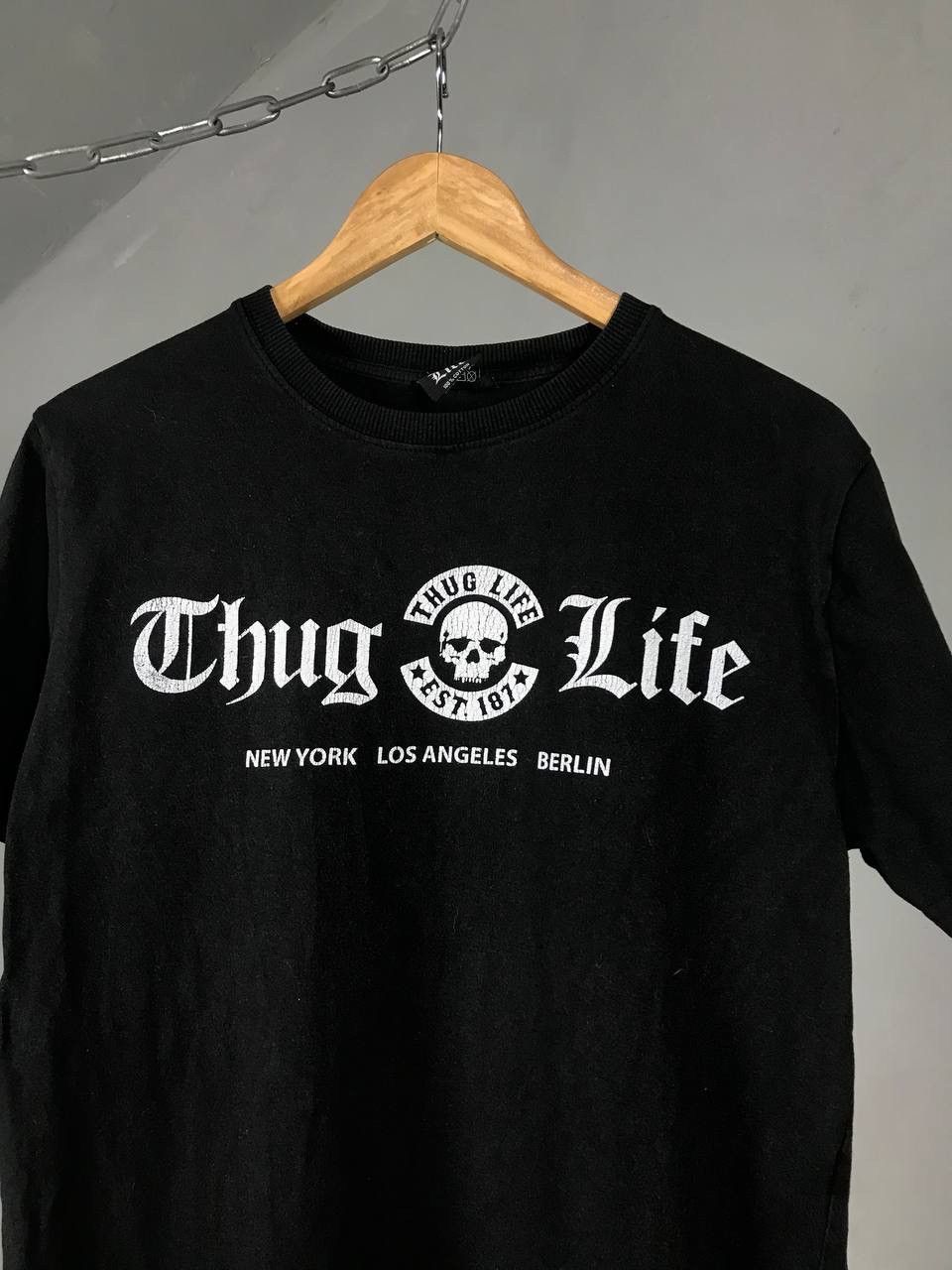 Vintage Thug Life vintage USA streetwear tee Size US L / EU 52-54 / 3 - 2 Thumbnail