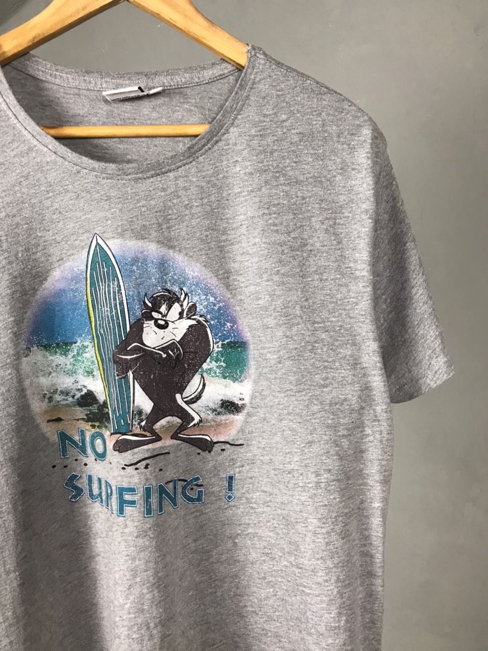 Vintage Looney Tunes Warner Bros vintage movie gray tee Size US L / EU 52-54 / 3 - 2 Thumbnail