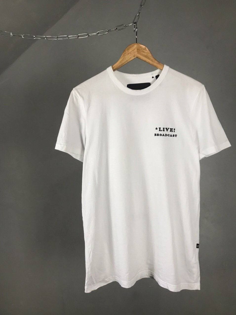Blood Brother Blood Brother streetwear white tee Size US M / EU 48-50 / 2 - 2 Thumbnail