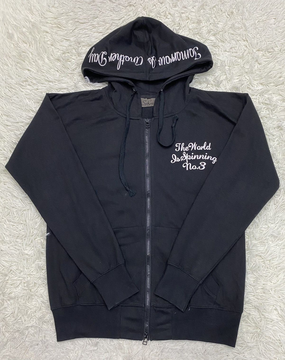 Japanese Brand Sp Ray "Tomorrow is Another Day" Zipper Hoodie Size US M / EU 48-50 / 2 - 6 Thumbnail