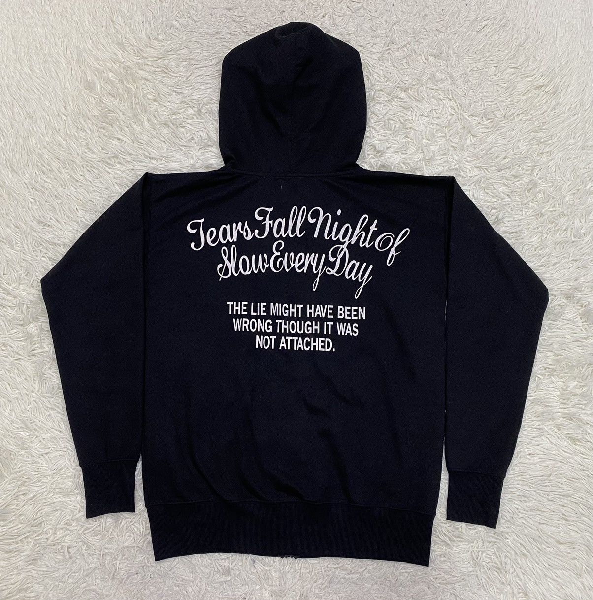 Japanese Brand Sp Ray "Tomorrow is Another Day" Zipper Hoodie Size US M / EU 48-50 / 2 - 10 Thumbnail