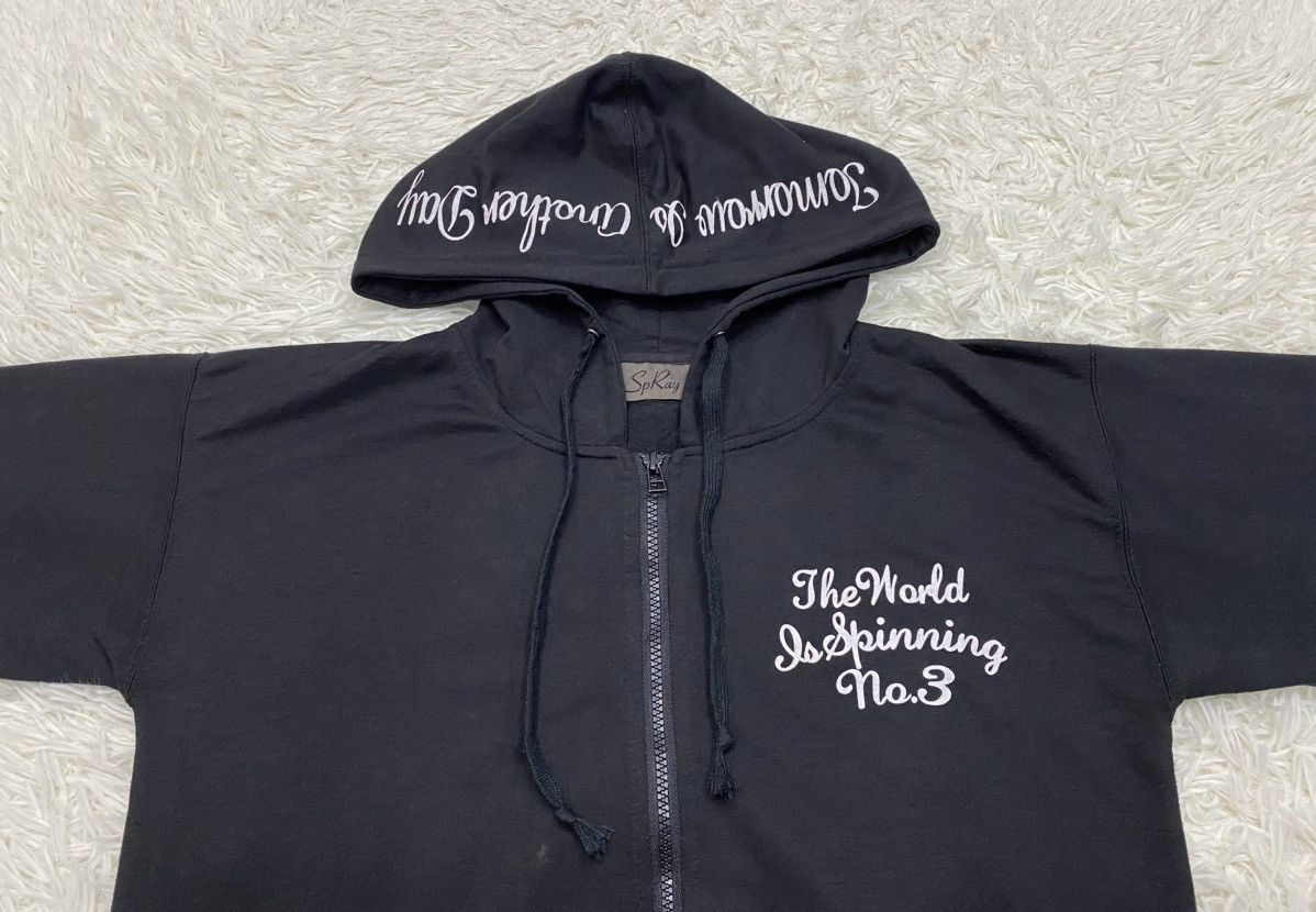 Japanese Brand Sp Ray "Tomorrow is Another Day" Zipper Hoodie Size US M / EU 48-50 / 2 - 4 Thumbnail