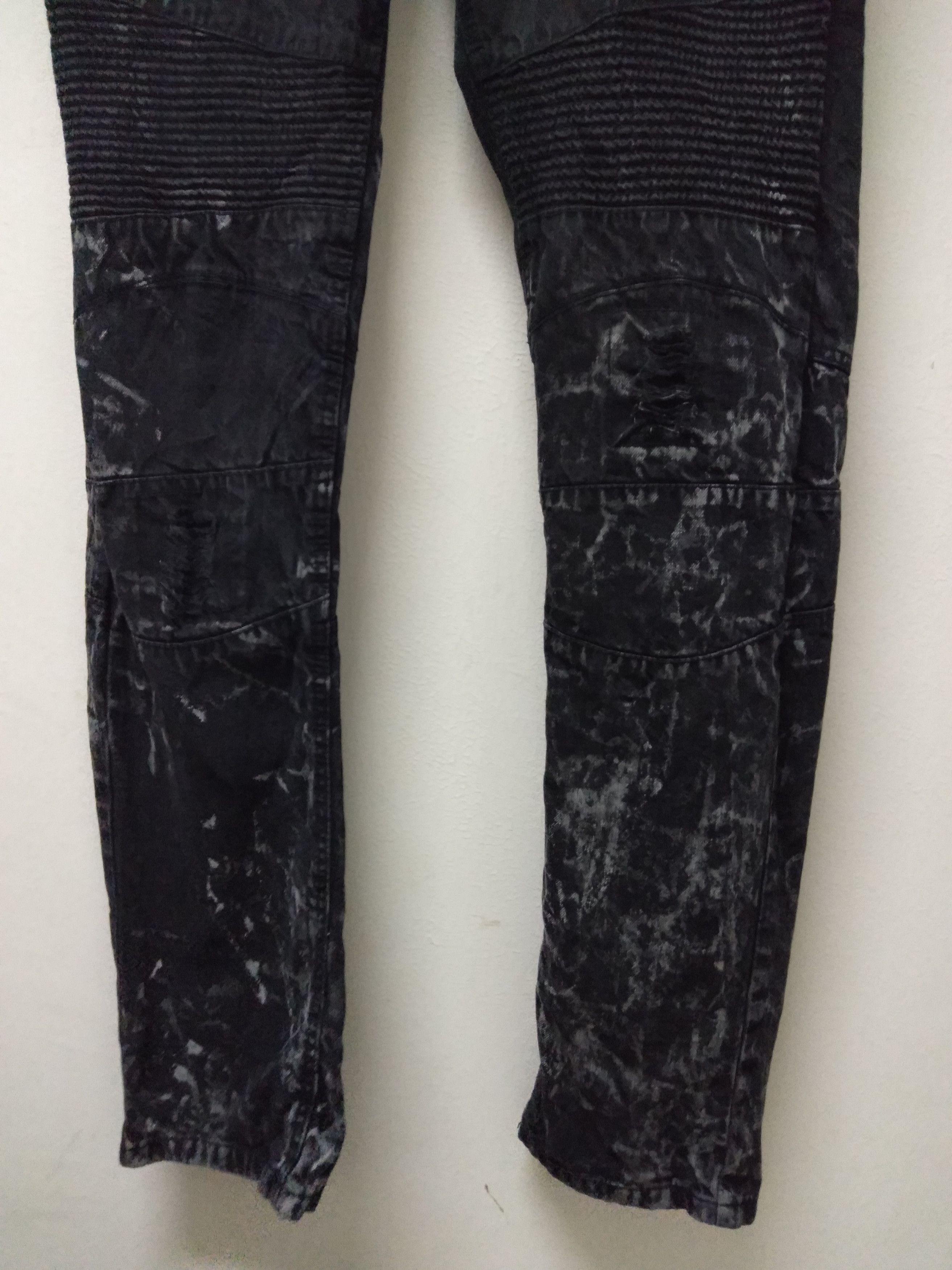 Japanese Brand Distressed painted over designed inspired Balmain Size US 40 / EU 56 - 6 Thumbnail