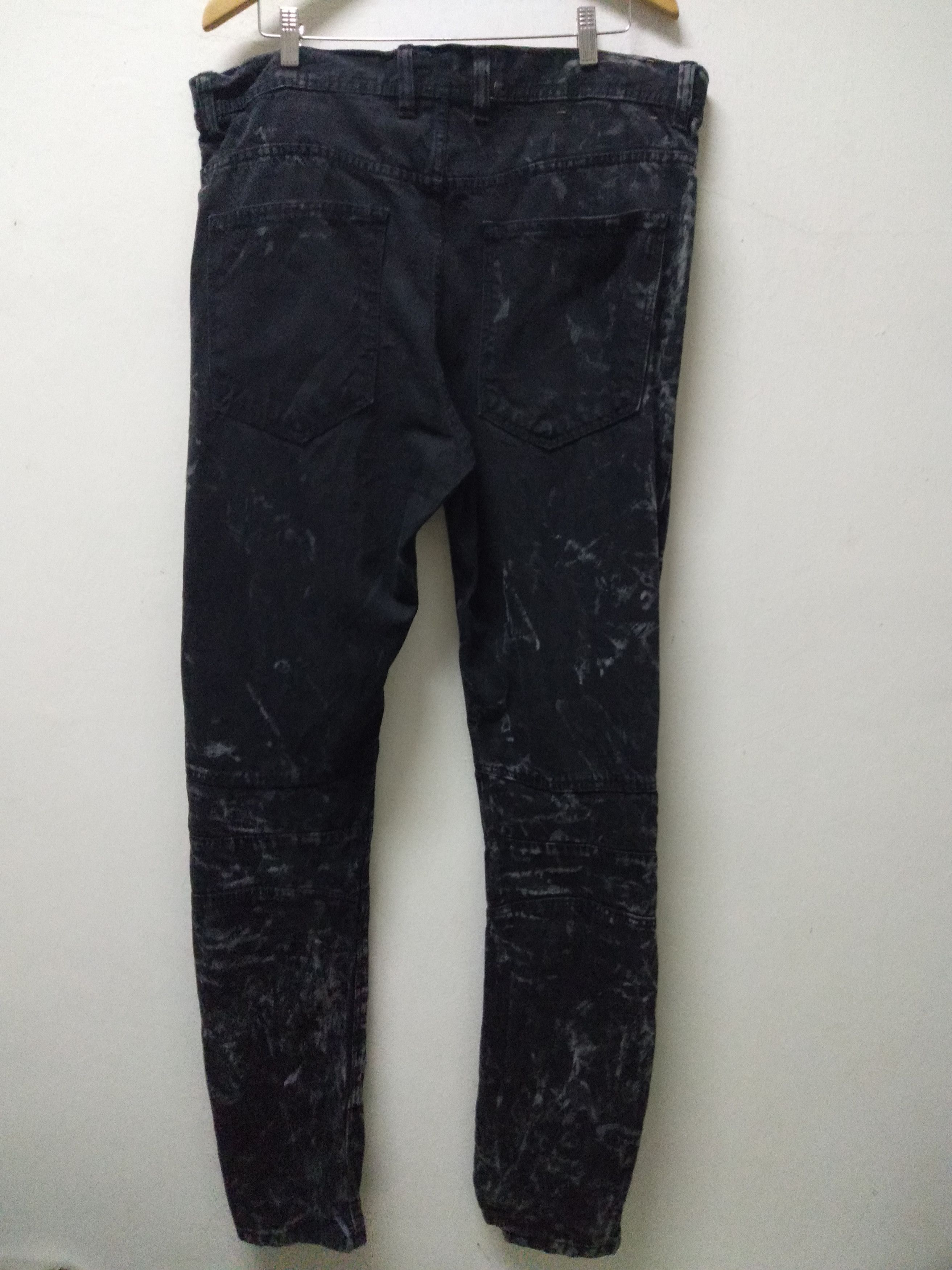 Japanese Brand Distressed painted over designed inspired Balmain Size US 40 / EU 56 - 2 Thumbnail