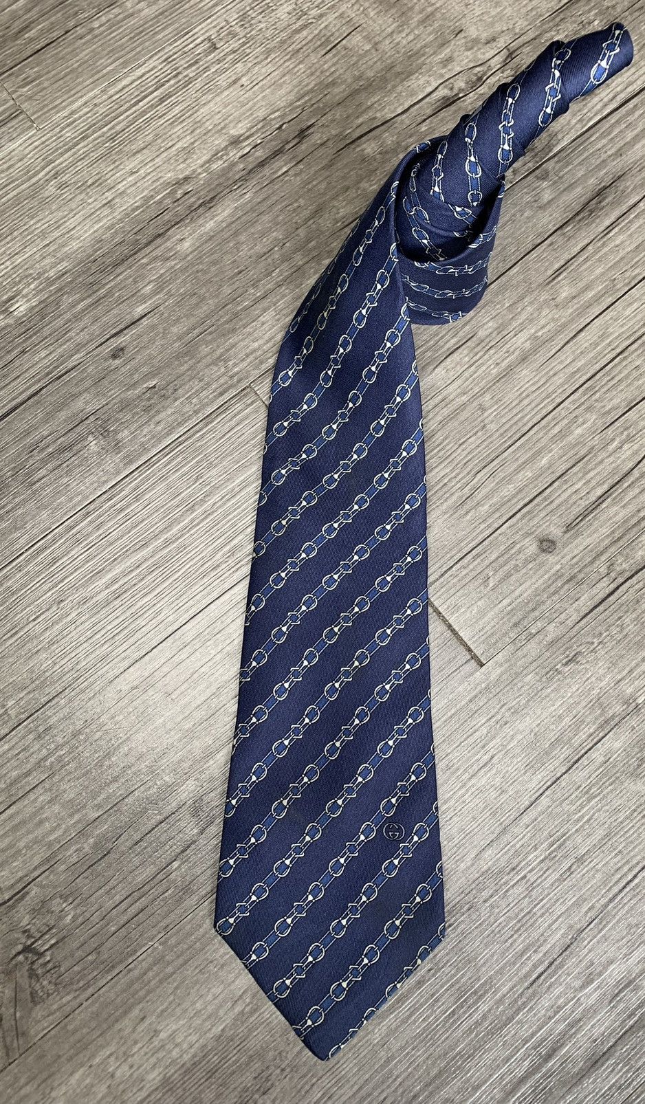Gucci Gucci Necktie 100% Silk Size ONE SIZE - 1 Thumbnail