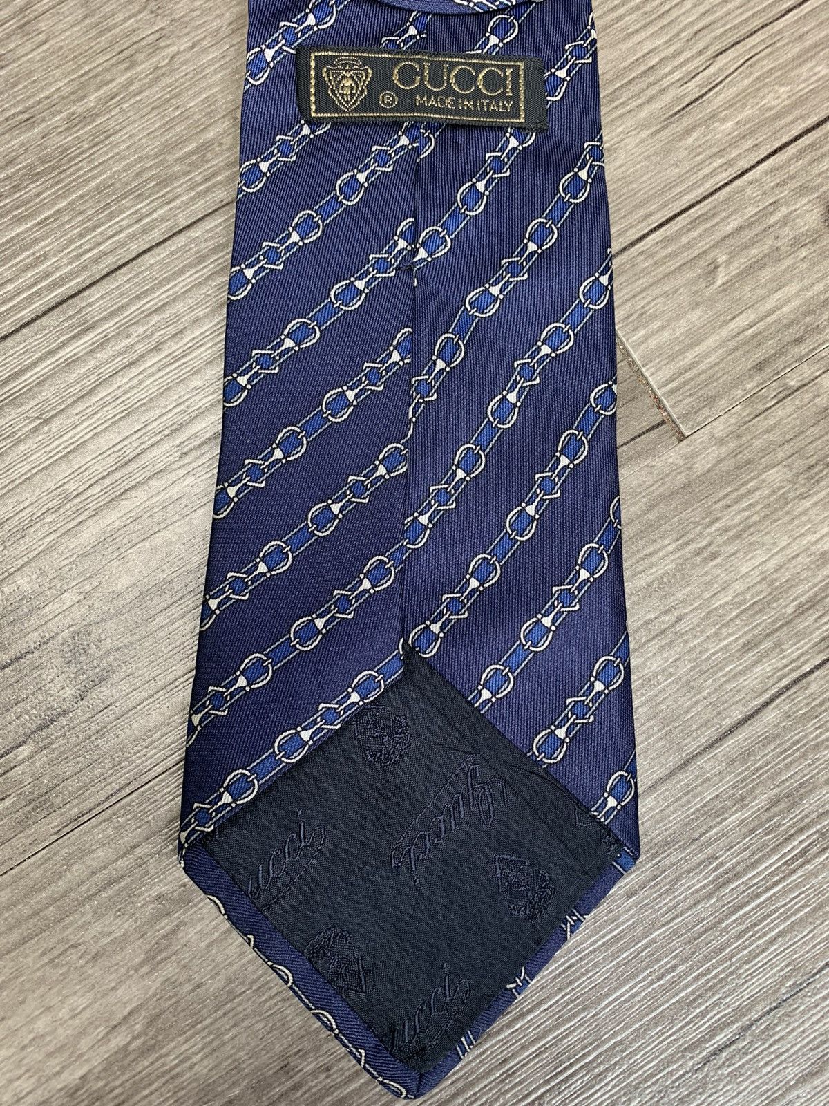 Gucci Gucci Necktie 100% Silk Size ONE SIZE - 4 Thumbnail